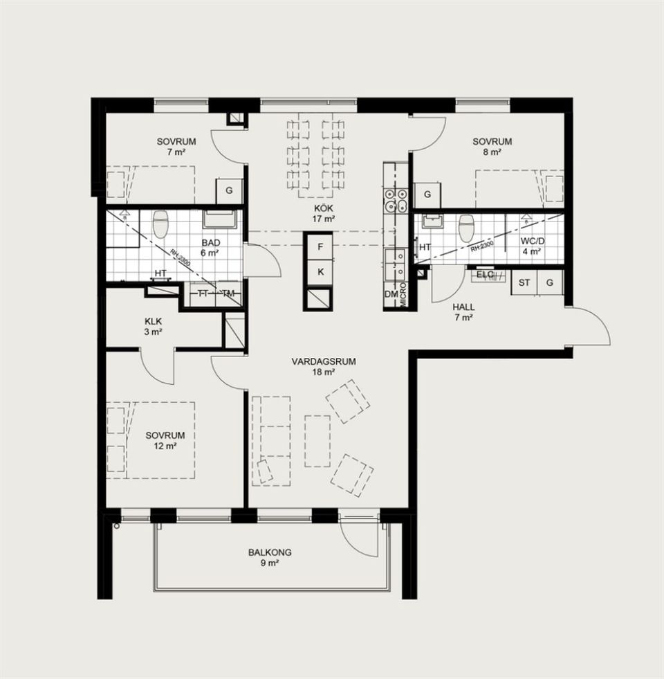 Bostadsrätt, Tyska Bottens Väg 37F, B-1303, Nockebyhov, Stockholm
