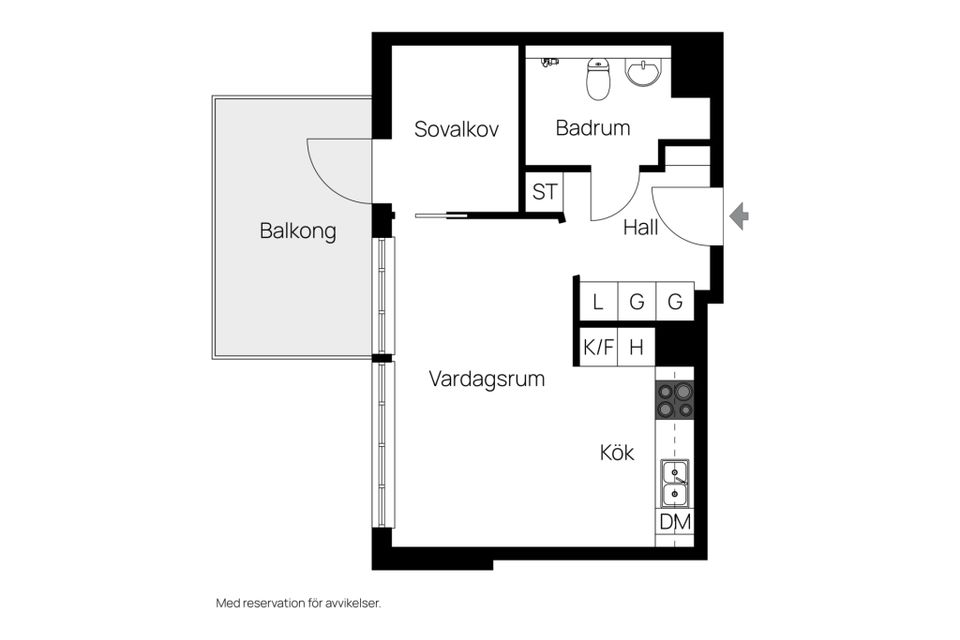 Bostadsrätt, Gustaf Kjellbergs Väg 3B, Ulleråker, Uppsala