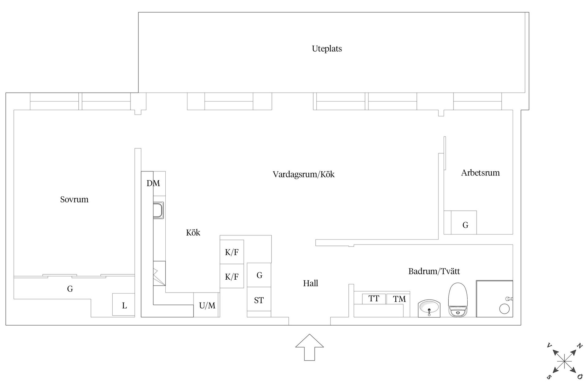 Bostadsrätt, Bohusgatan 7B, Lorensberg - Heden, Göteborg
