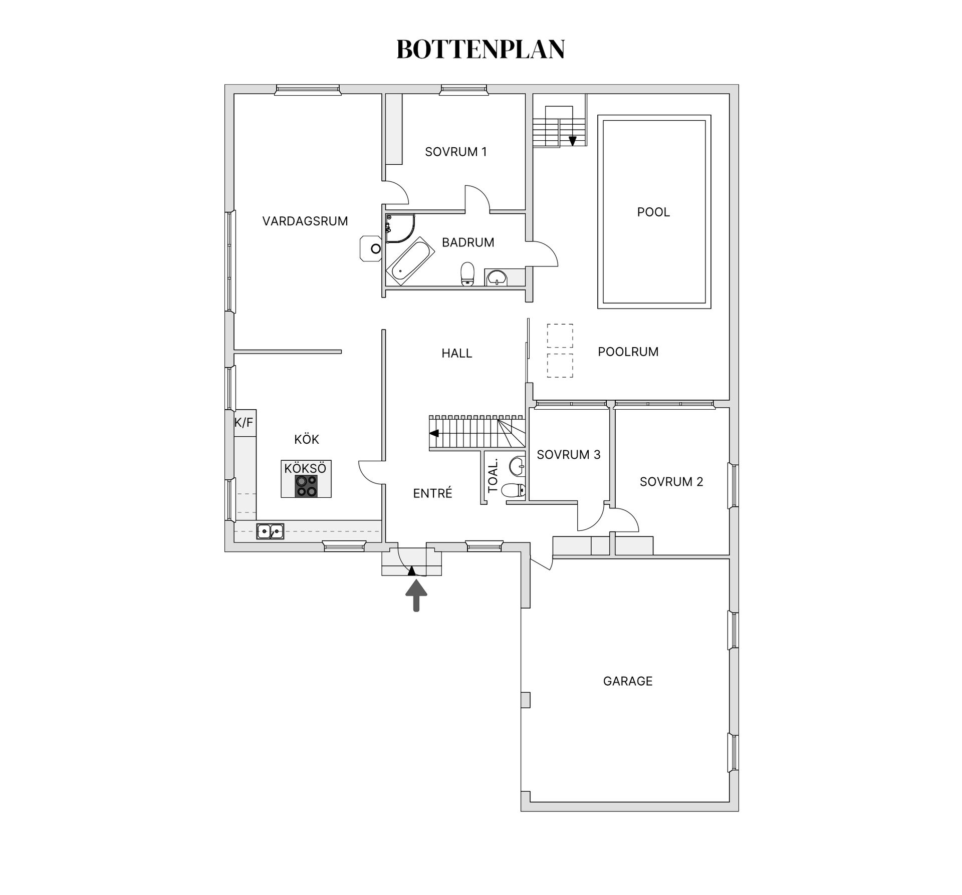 Villa, Solmark Eken 1, Vikingstad, Linköping