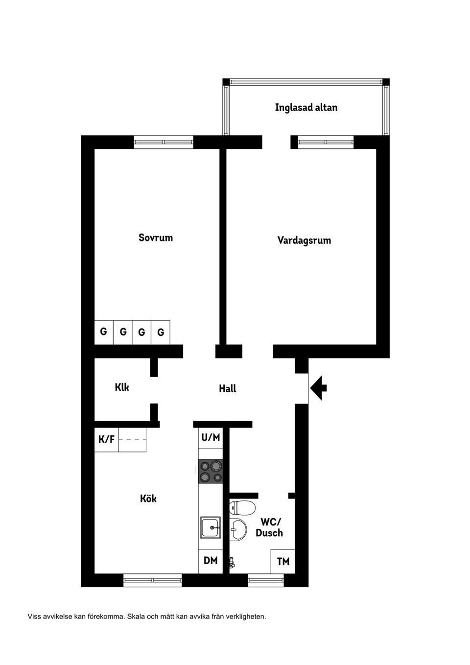 Bostadsrätt, Västra Dalgatan 42B, Centralt, Örnsköldsvik