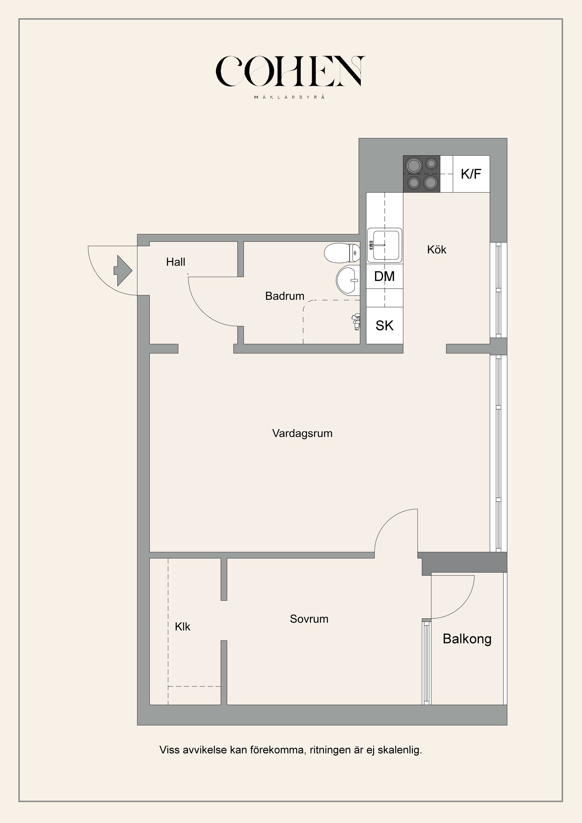Bostadsrätt, Slottsgränd 2E, Centrum, Uppsala