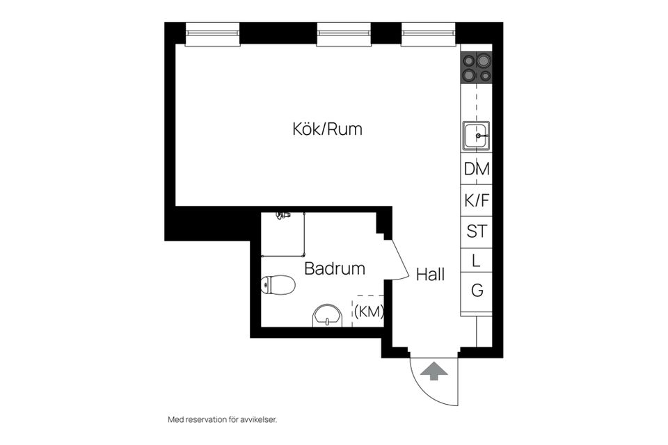 Bostadsrätt, Dekangatan 10, Norra Rosendal, Uppsala