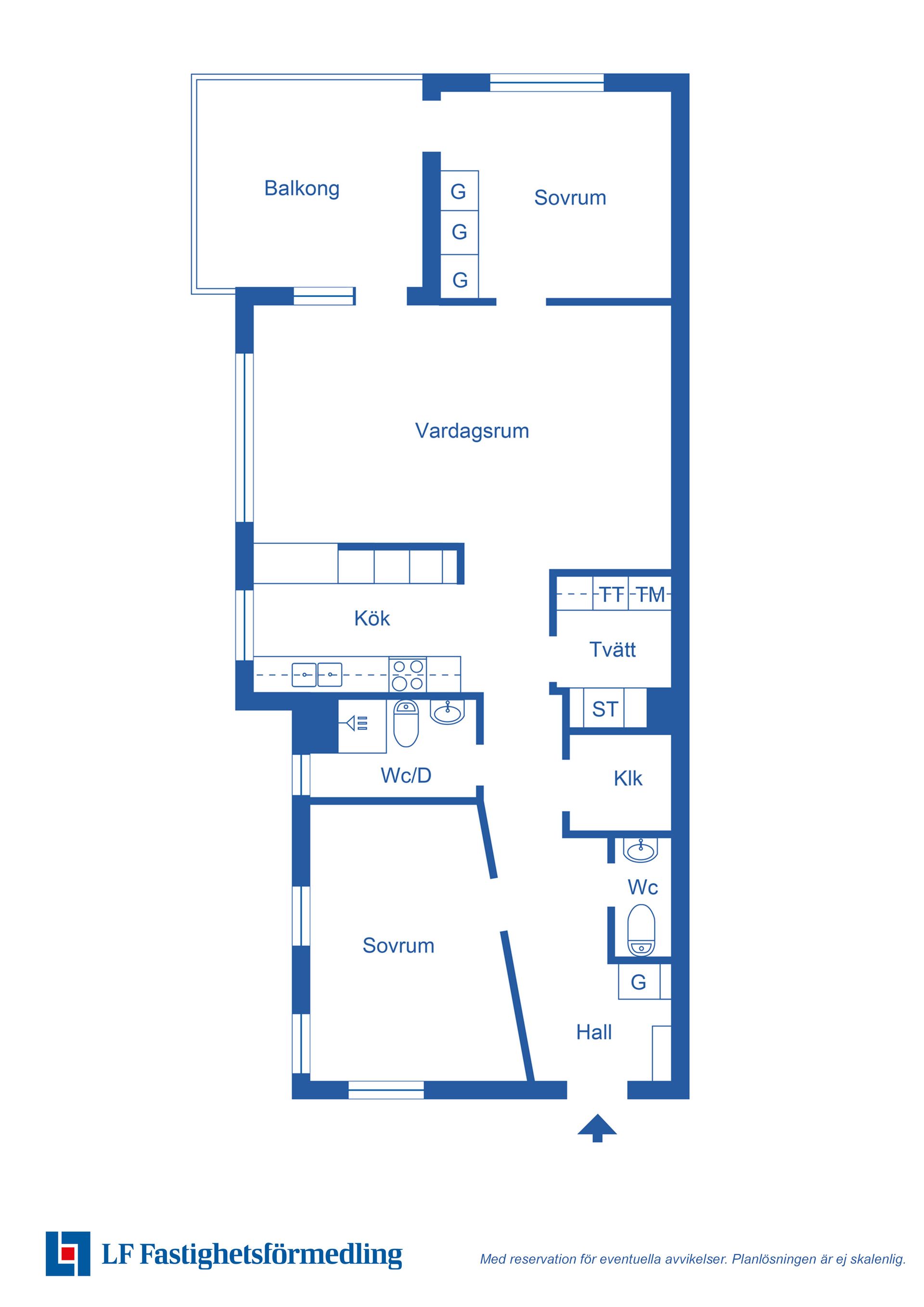 Bostadsrätt, Malmövägen 9C, Ystad Centrum, Ystad