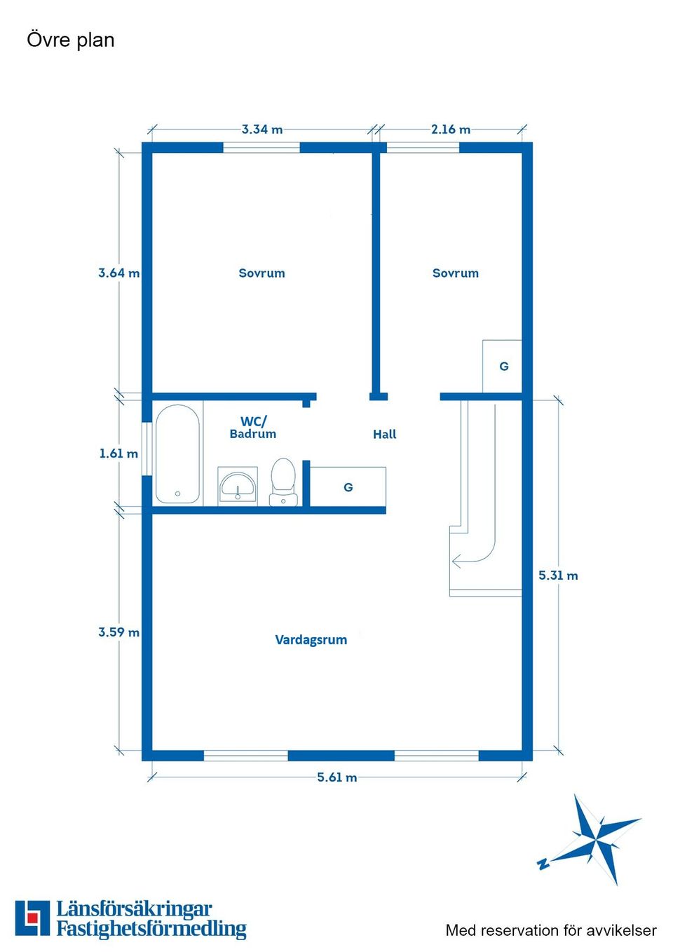 Bostadsrätt, Verkstadsvägen 113D, Verkstadsön, Motala