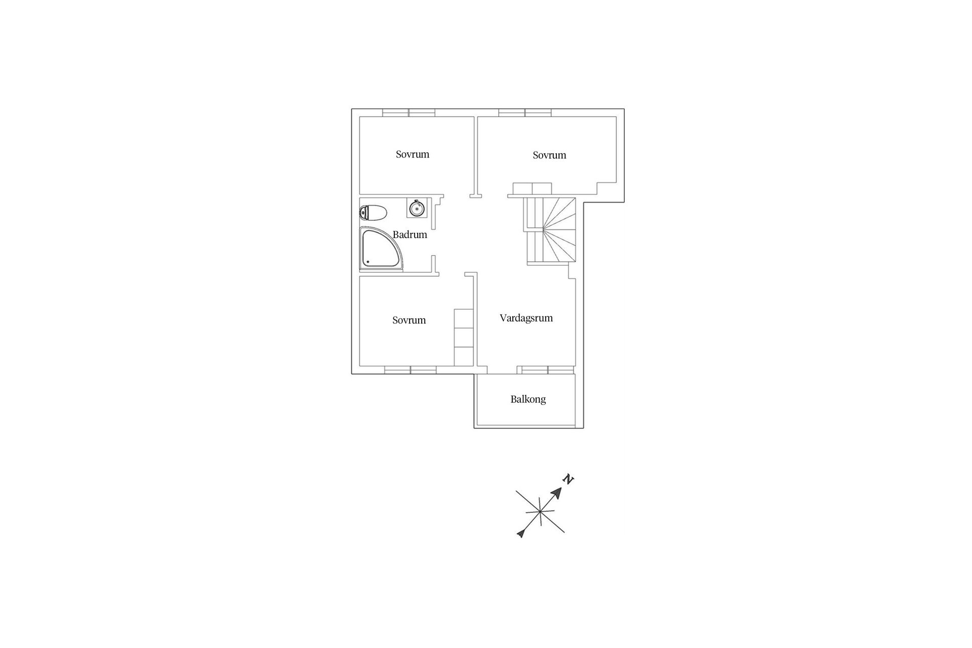 Villa, Radhus, Sjöhagsvägen 63, Sjömarken, Borås