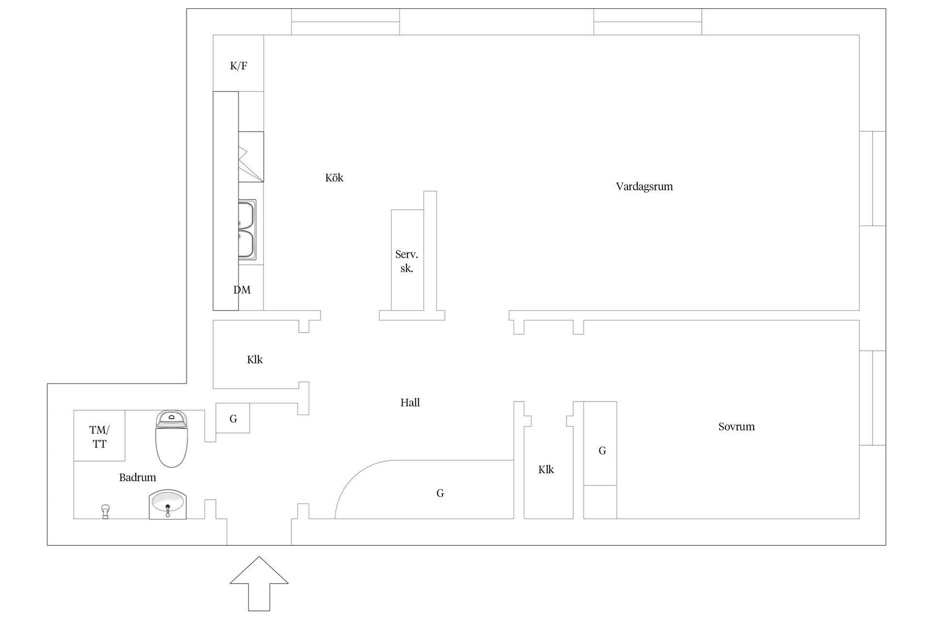Bostadsrätt, Hallandsgatan 50A, 2tr, Södermalm Katarina, Stockholm