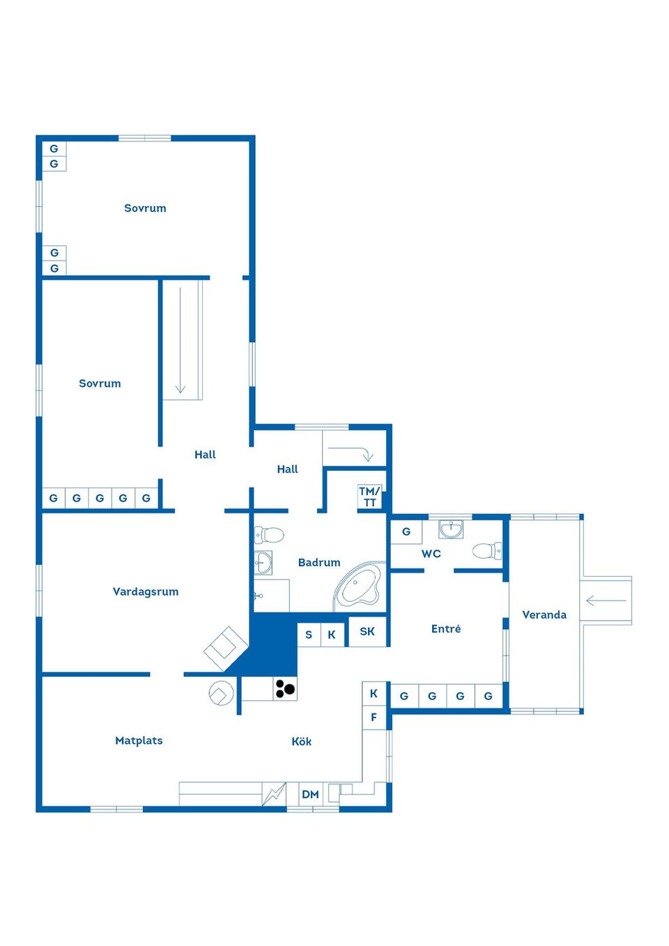 Gård/Skog, Sandlycke Fredriksborg 11, Strängnäs