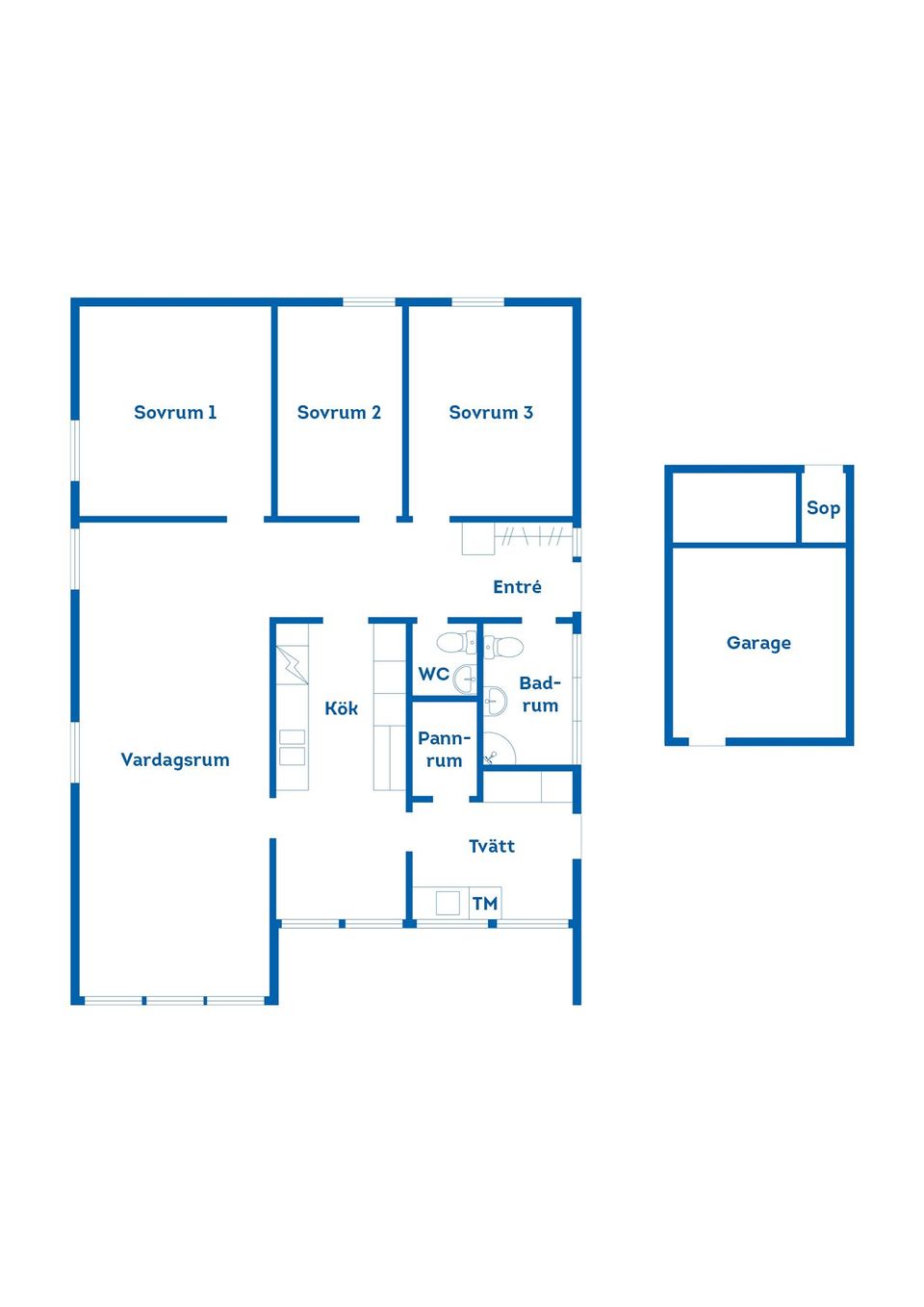 Villa, Kronhjortsvägen 8, Kallinge, Ronneby