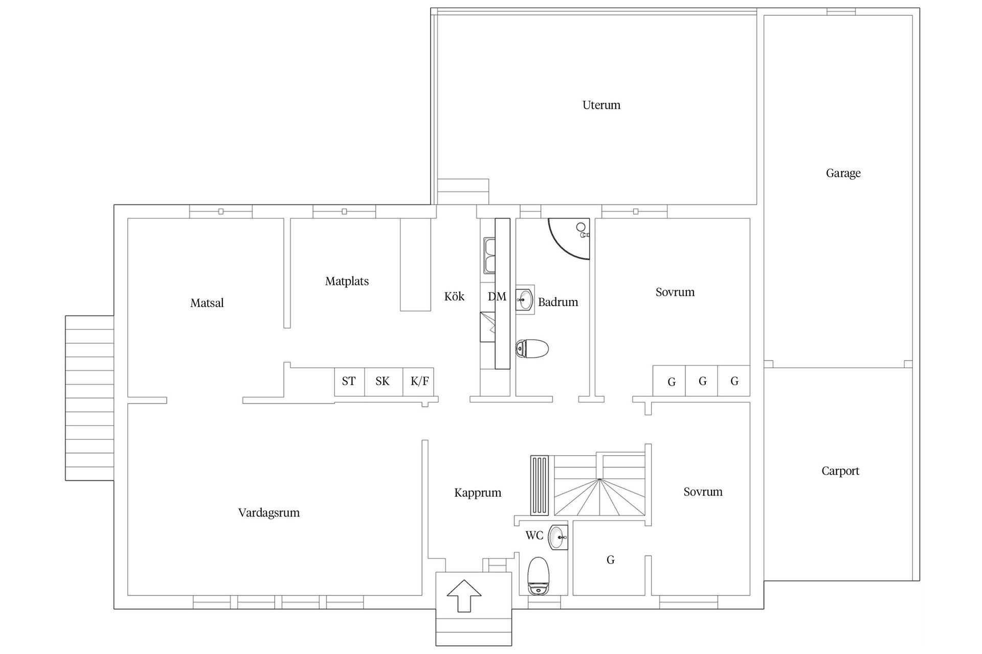 Villa, Muraregränd 17, Räppe, Växjö