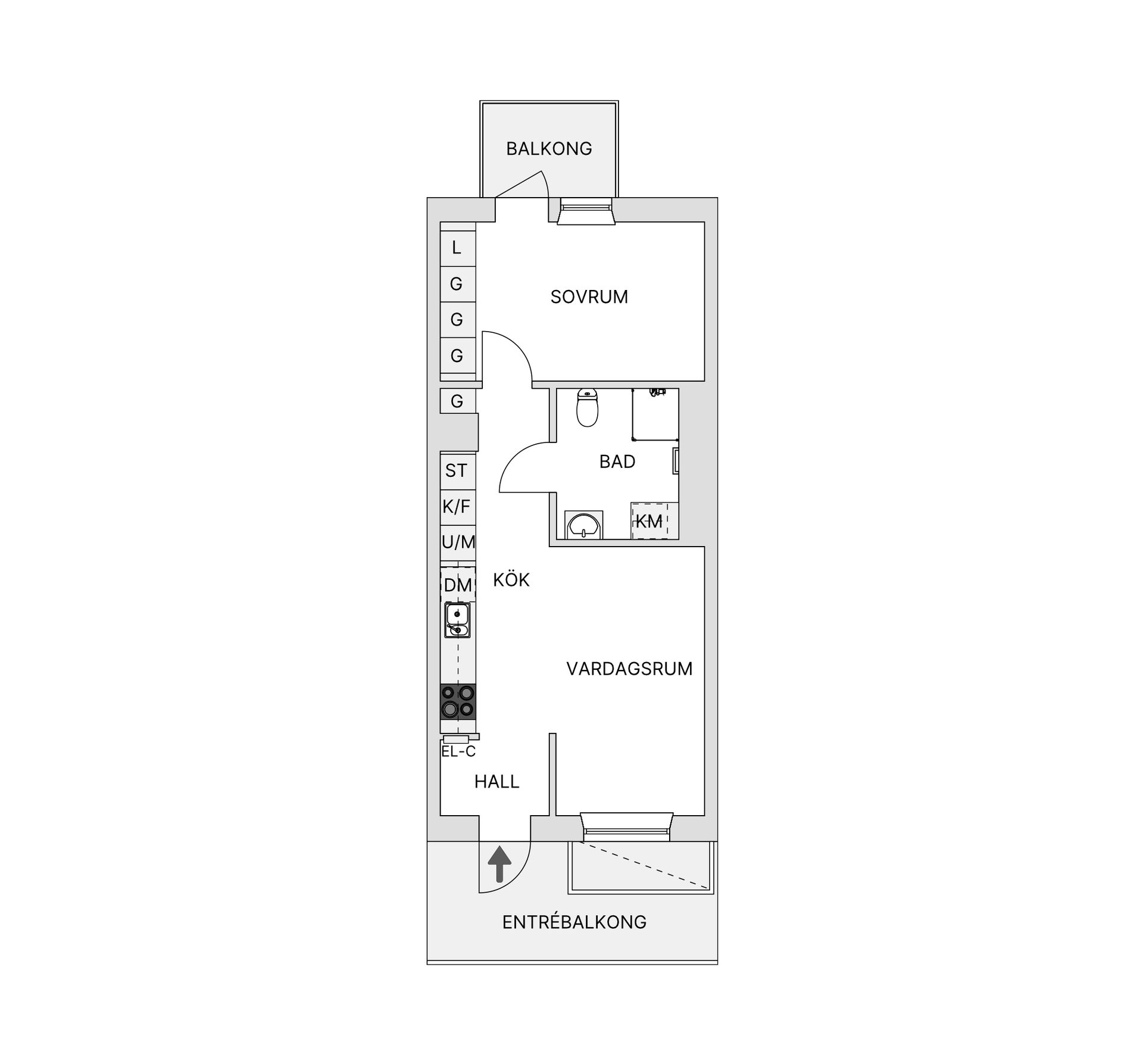 Bostadsrätt, Skattsökargränd 8B, Sigtuna- Sigtuna Stadsängar, Sigtuna