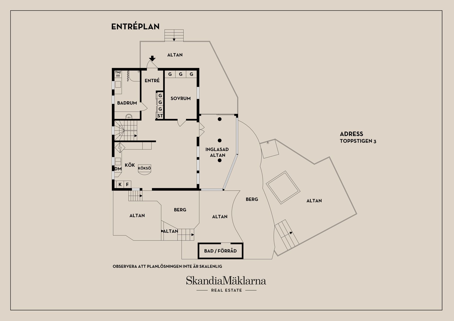 Fritidshus, Toppstigen 3, Skeppsvik, Nyköping