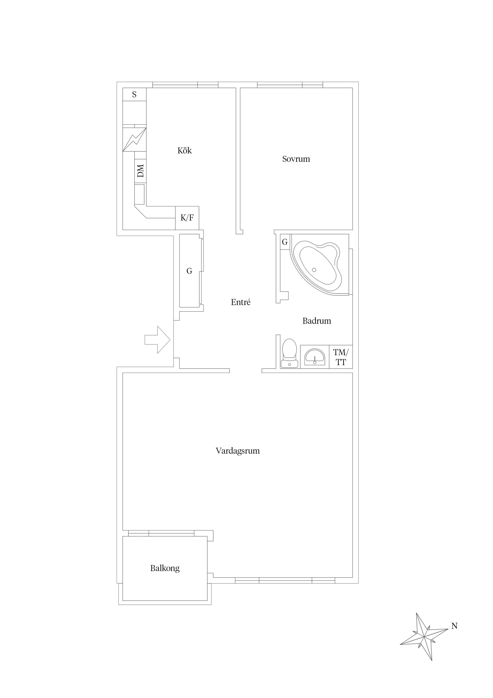 Bostadsrätt, Munkhagsgatan 54D, Johannelund, Linköping