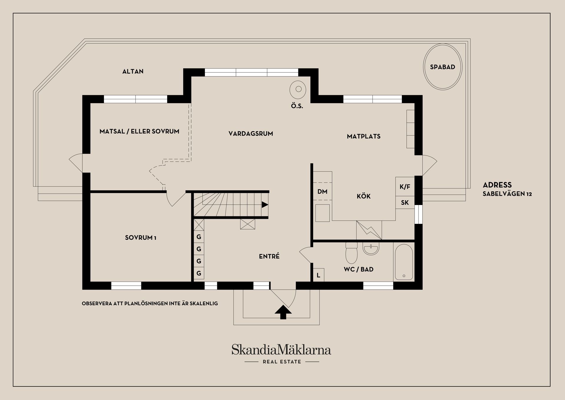 Villa, Sabelvägen 12, Margretelund, Österåker