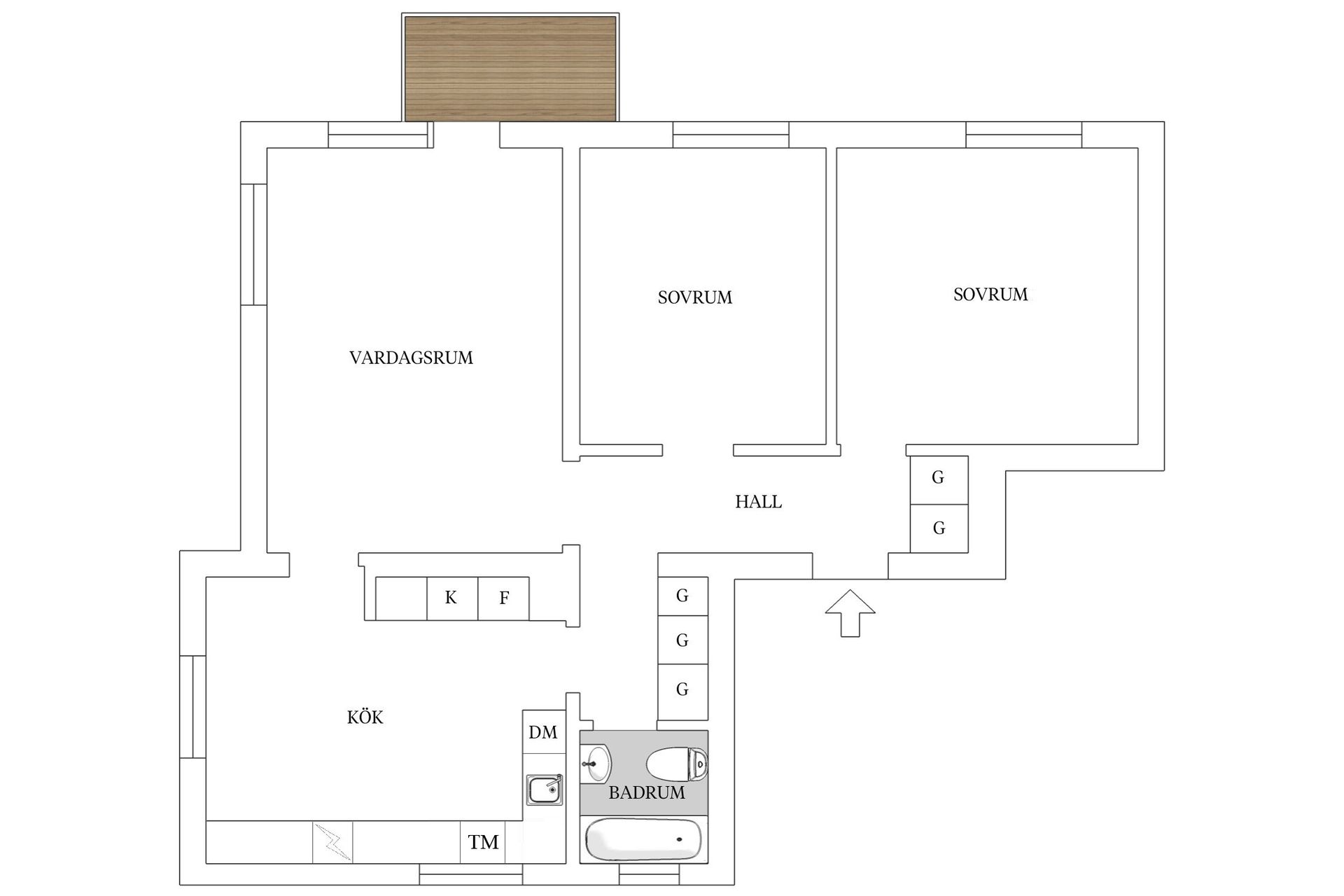 Bostadsrätt, Vänersborgsvägen 24, Hammarbyhöjden, Stockholm