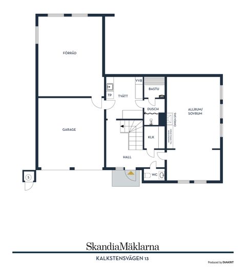 Villa, Kalkstensvägen 13, Skåreberget, Karlstad