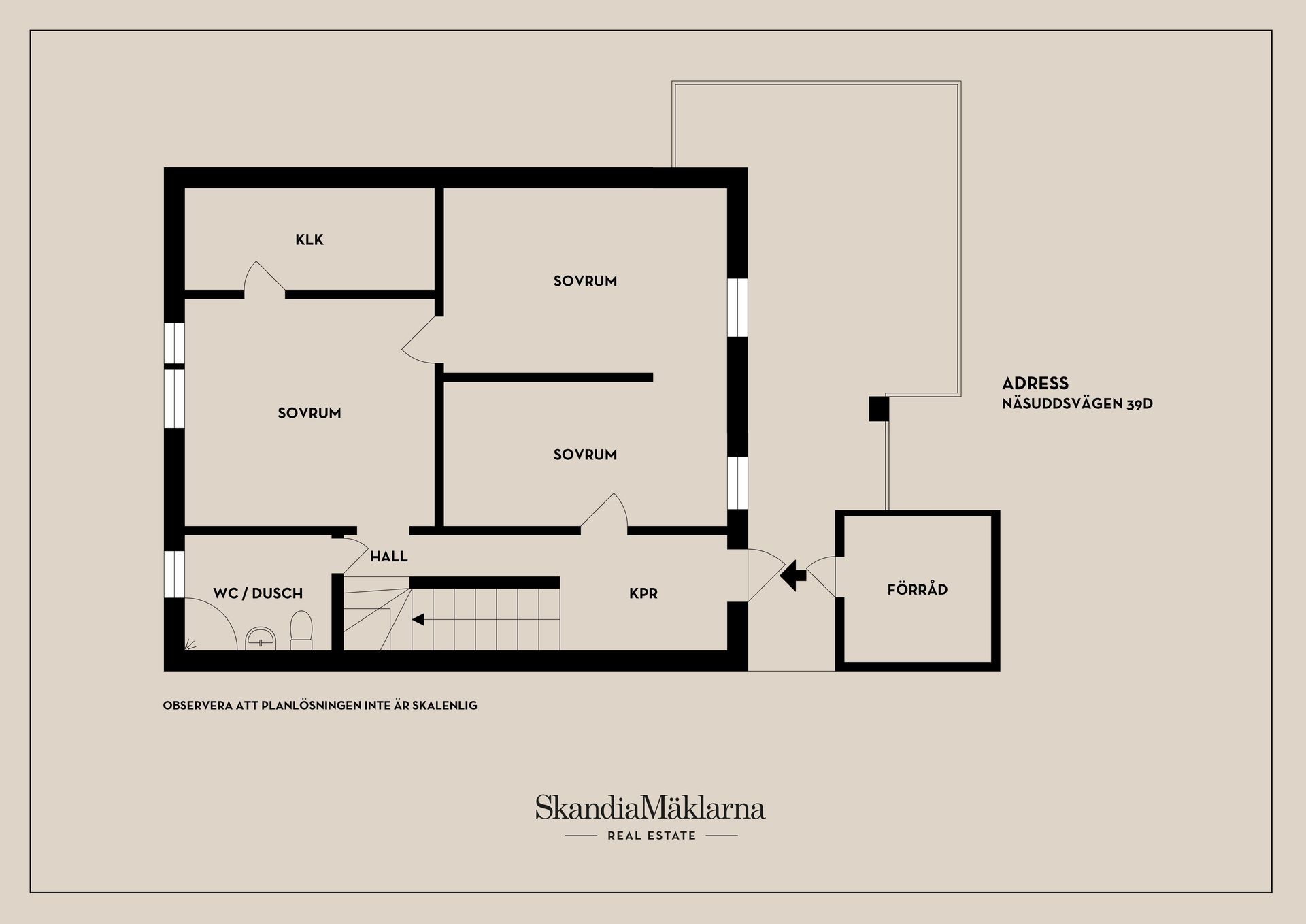 Radhus, Näsuddsvägen 39D, Danvik, Oxelösund