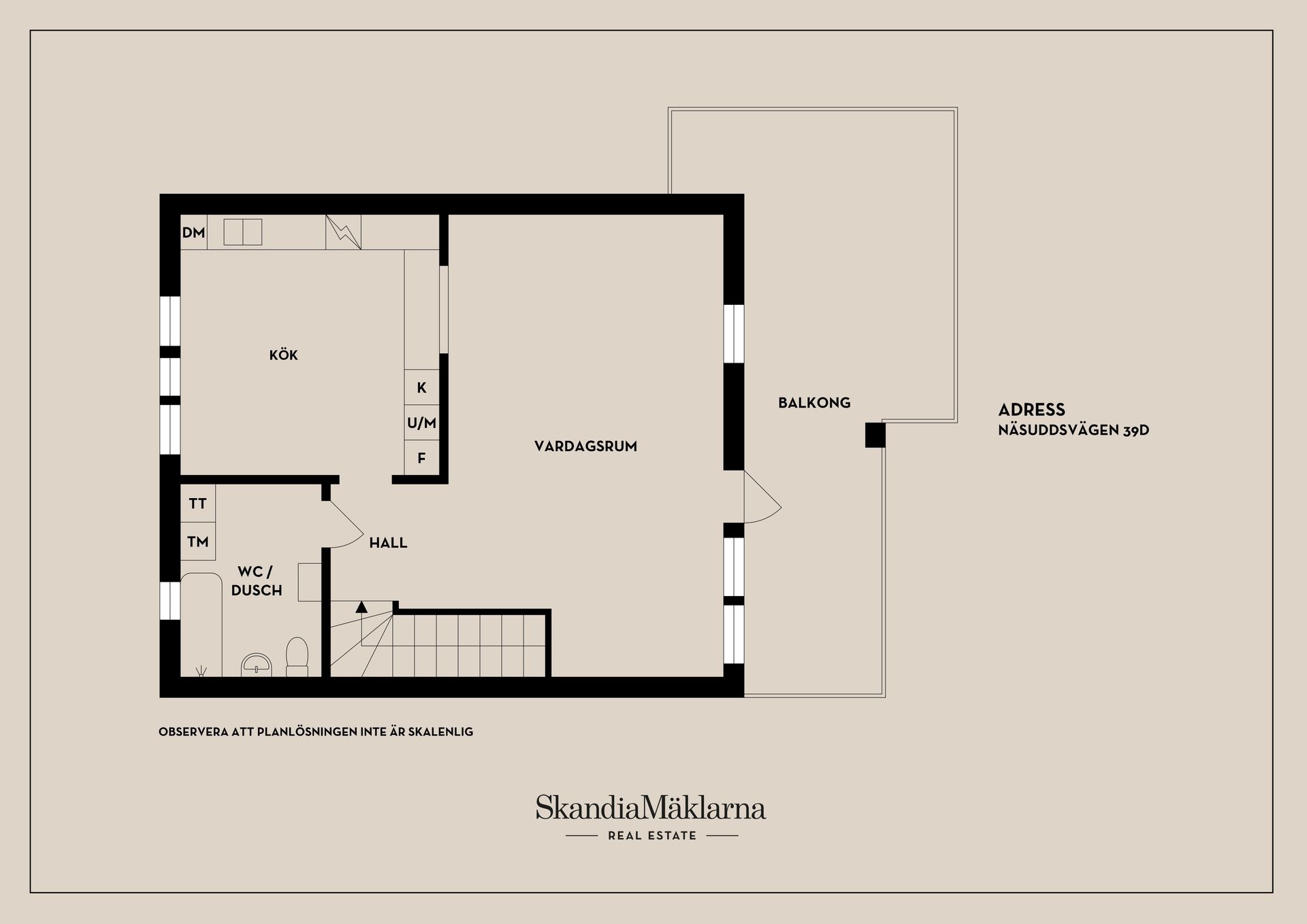 Radhus, Näsuddsvägen 39D, Danvik, Oxelösund