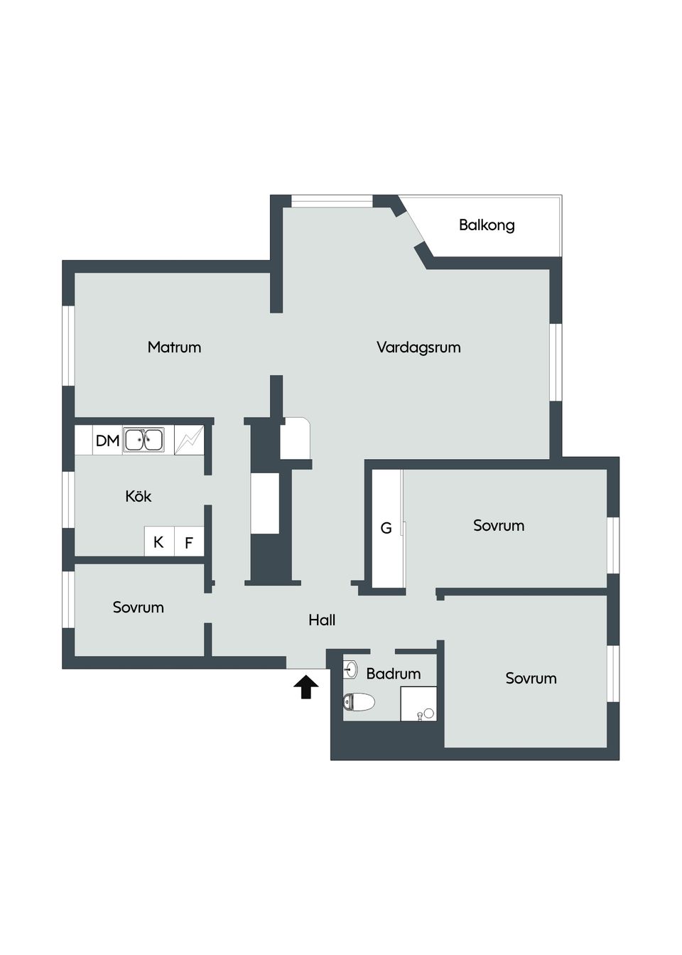 Bostadsrätt, Bokvägen 16B, Kristianstad