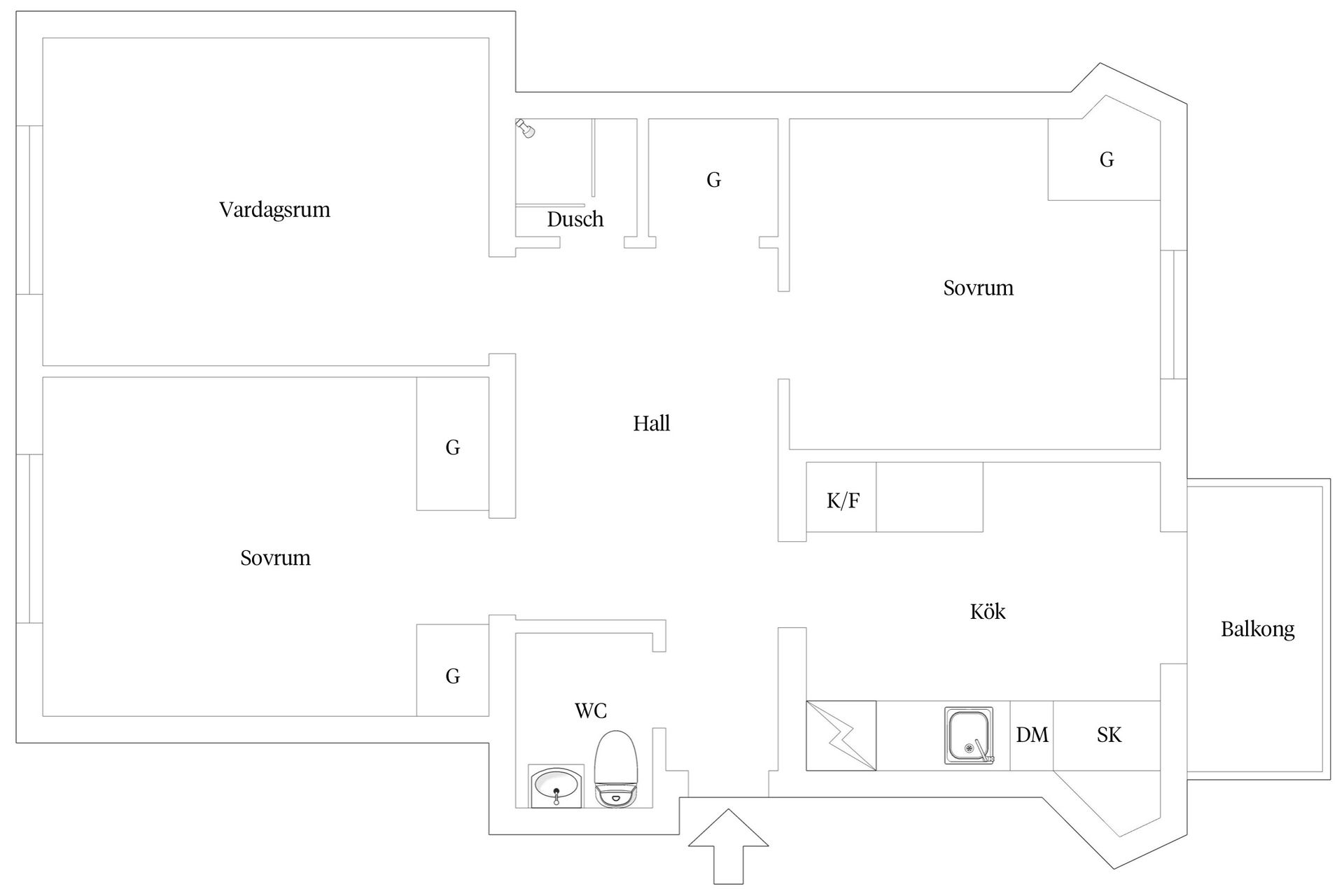 Bostadsrätt, Mäster Henriksgatan 10B, S:t Knut , Malmö