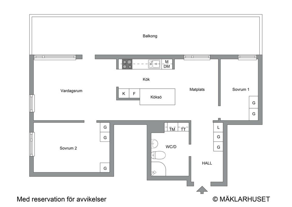 Bostadsrätt, Mattvägen 5, Riksby, Stockholm