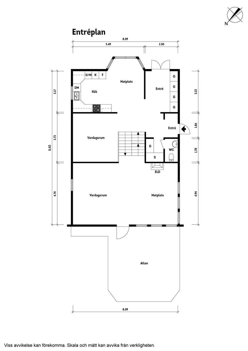 Villa, Enehagsgatan 25, Enehagen, Alingsås