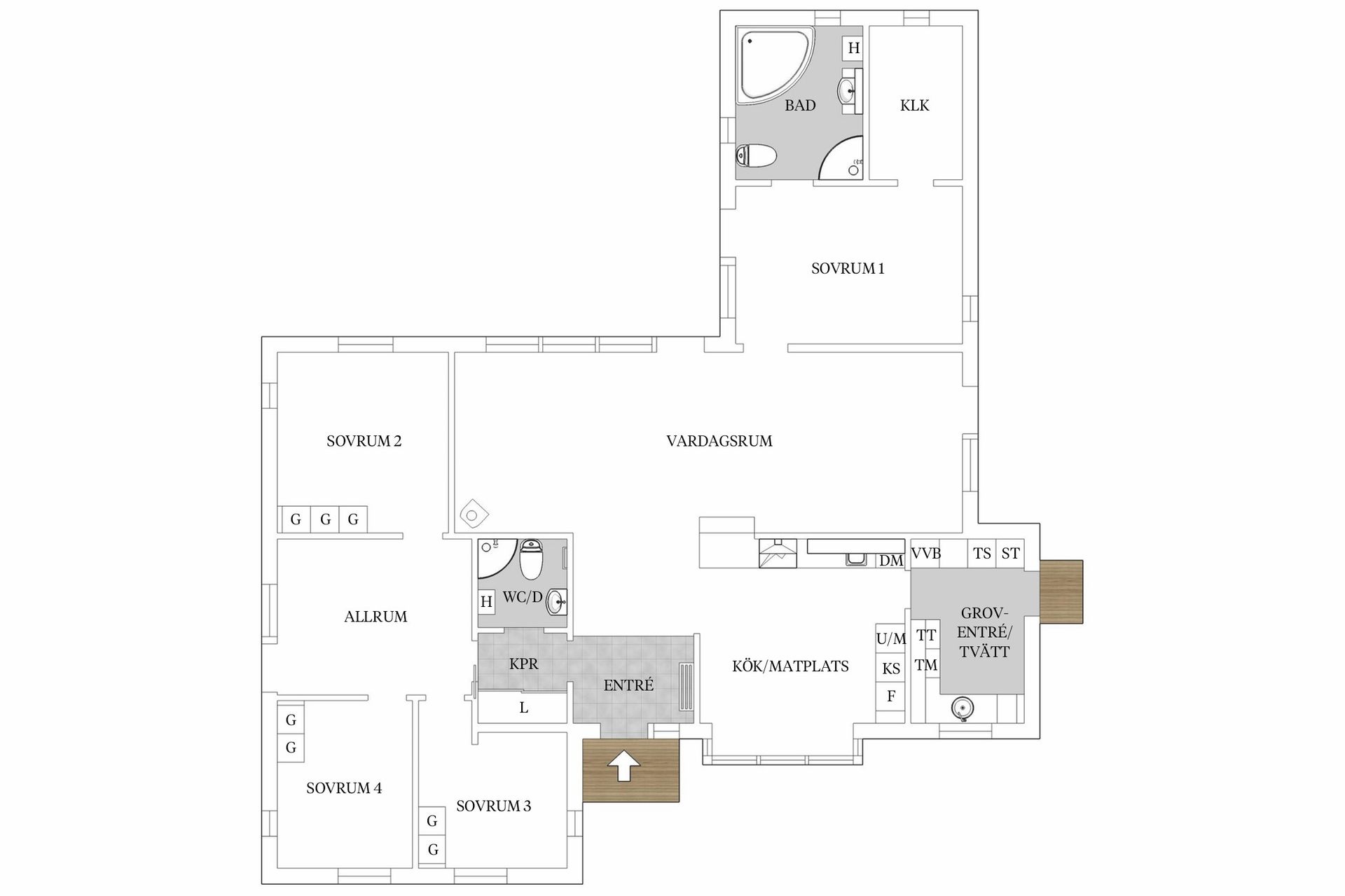 Villa, Louisebergsvägen 22, Bergströmshusen, Staffanstorp