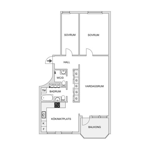 Bostadsrätt, Myggdalsvägen 22, Tyresö Centrum, Tyresö