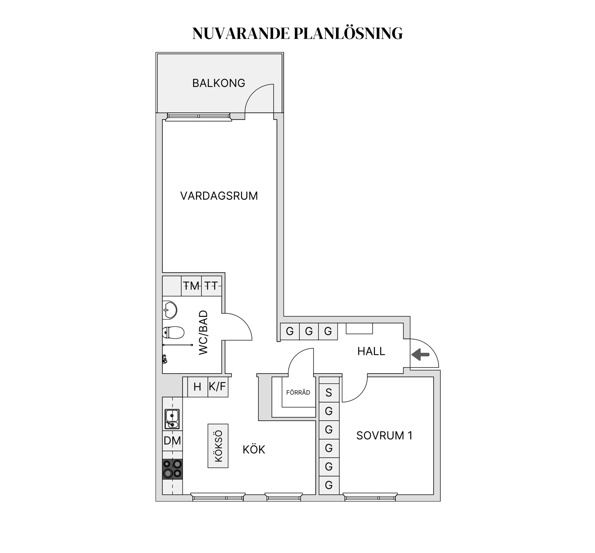 Bostadsrätt, Hästskovägen 84, 3 tr., Jakobsberg, Järfälla