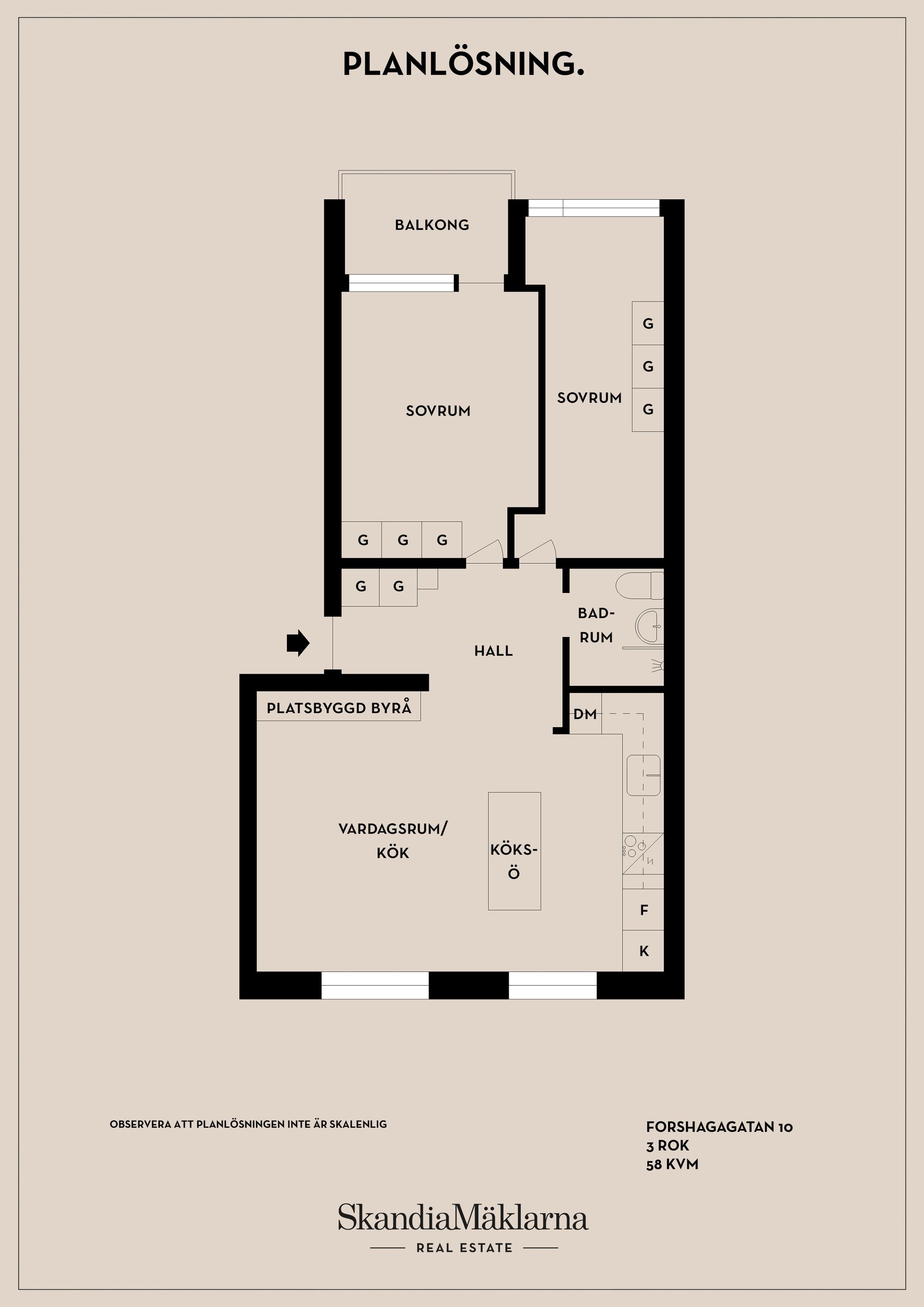 Bostadsrätt, Forshagagatan 10, Stockholm