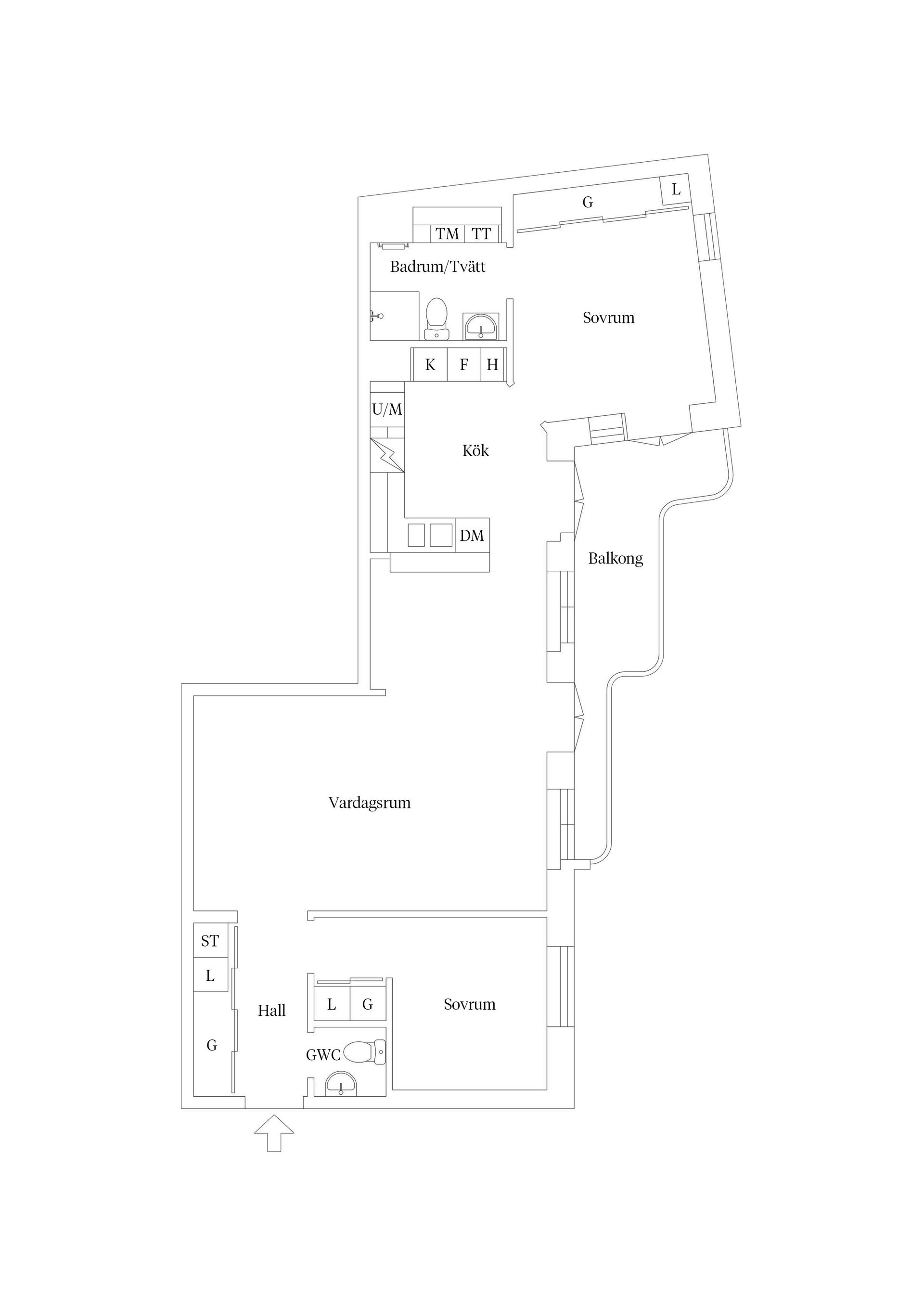 Bostadsrätt, Storgatan 43H, Davidshall, Malmö