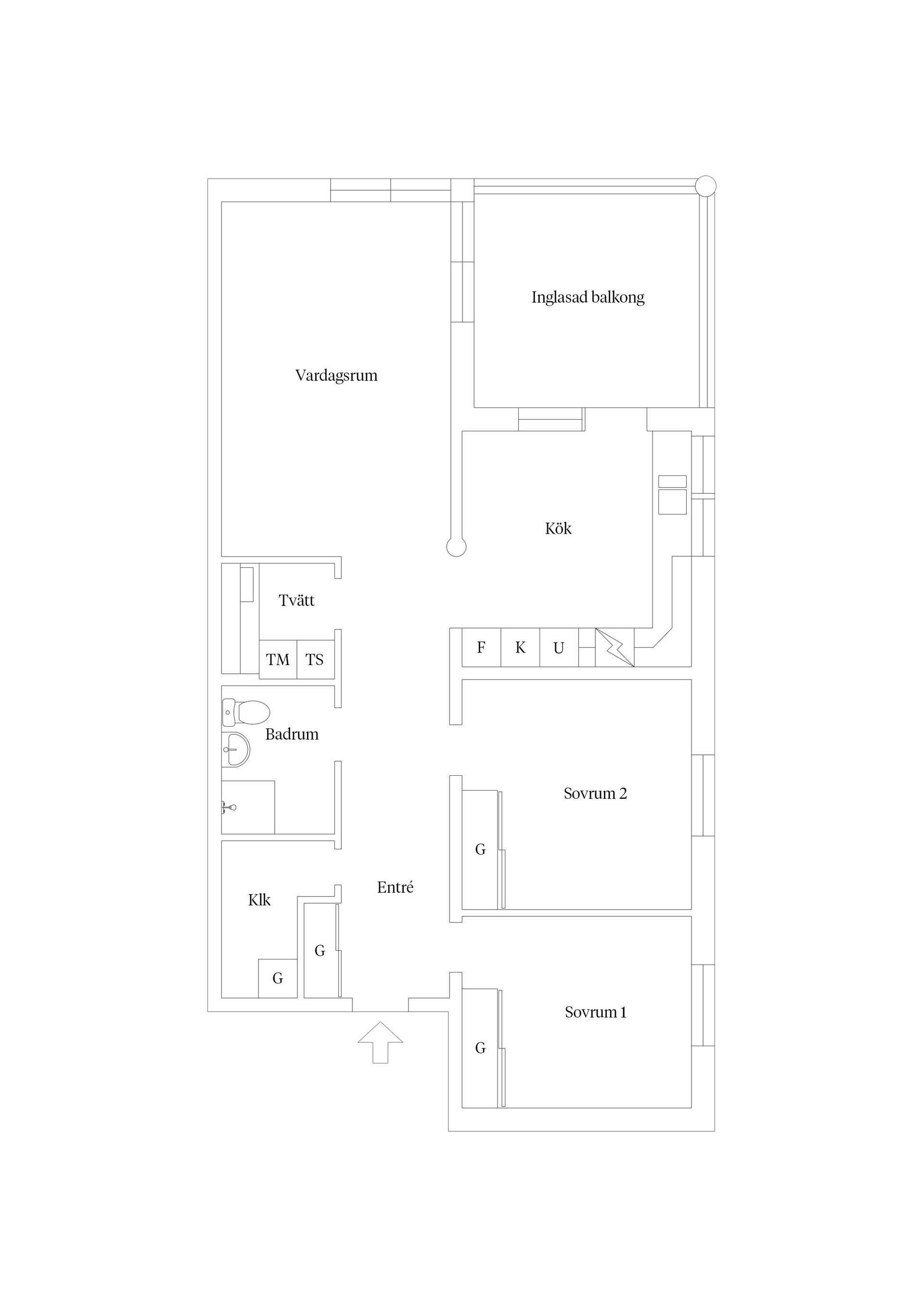Bostadsrätt, Klostergatan 45A, Centrum, Linköping