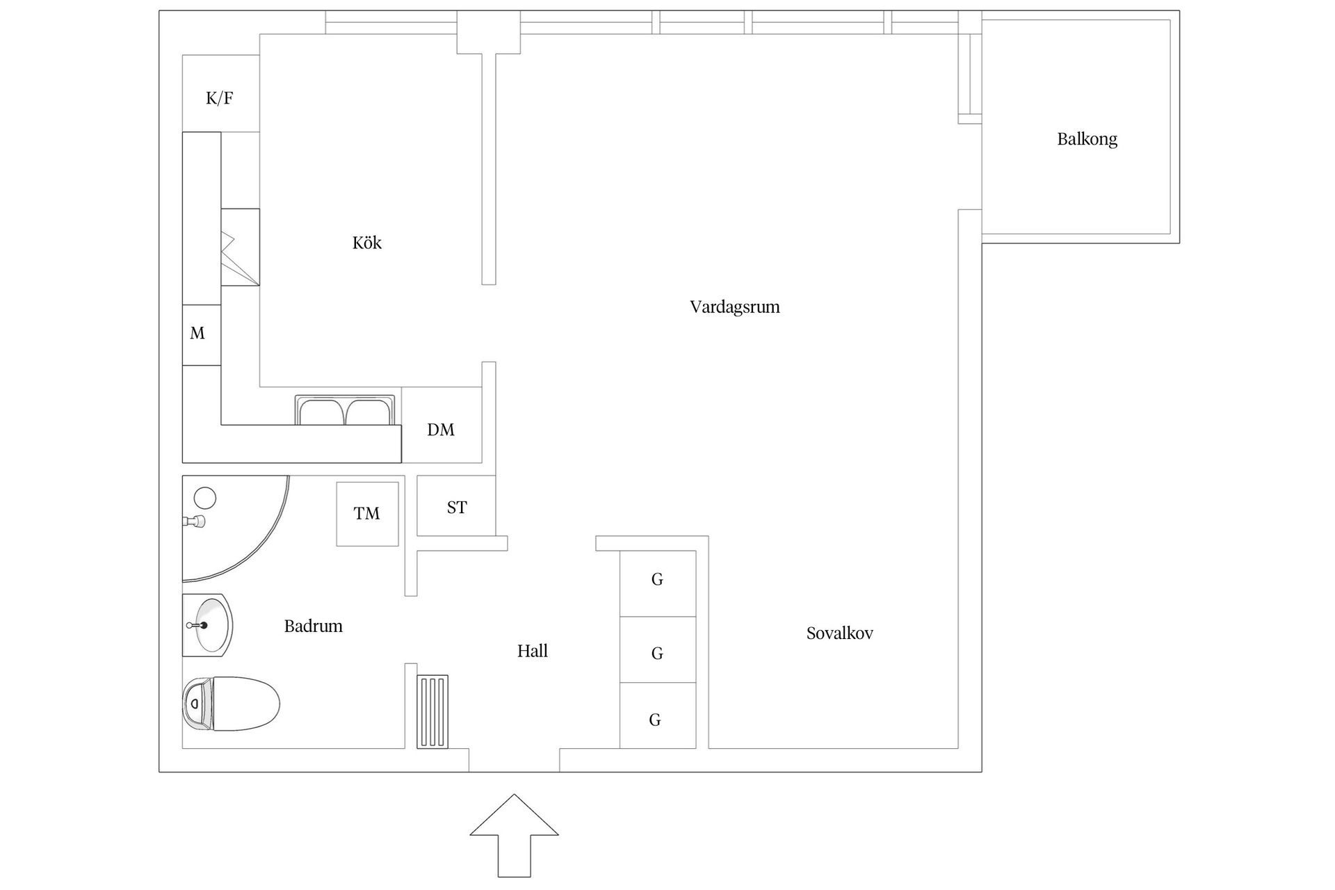 Bostadsrätt, Bäckegatan 20, Masthugget, Göteborg
