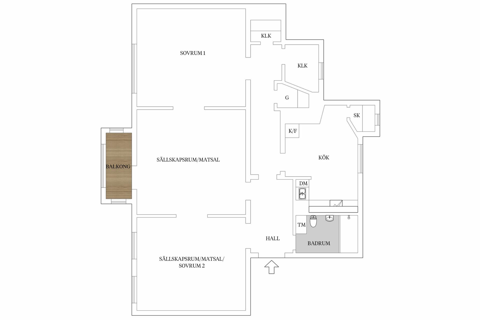 Bostadsrätt, Mariedalsvägen 42, Fågelbacken, Malmö