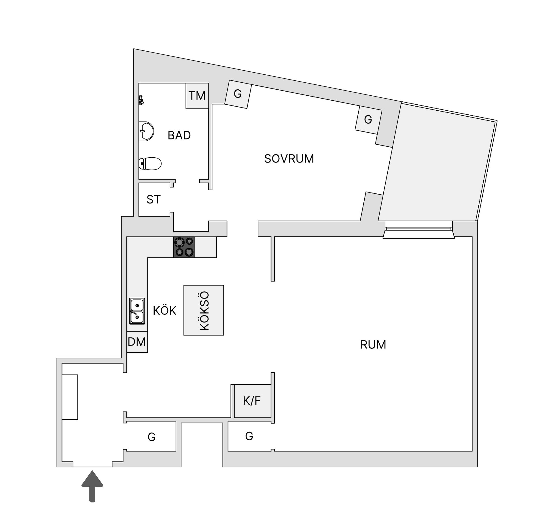 Bostadsrätt, Åsögatan 192, Södermalm - SoFo, Stockholm