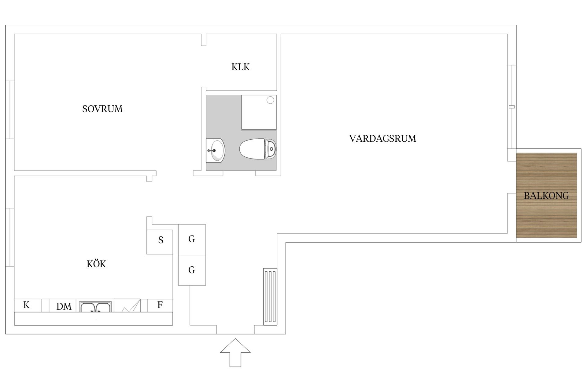 Bostadsrätt, Jordhyttegatan 25D, Majorna - Sandarna, Göteborg