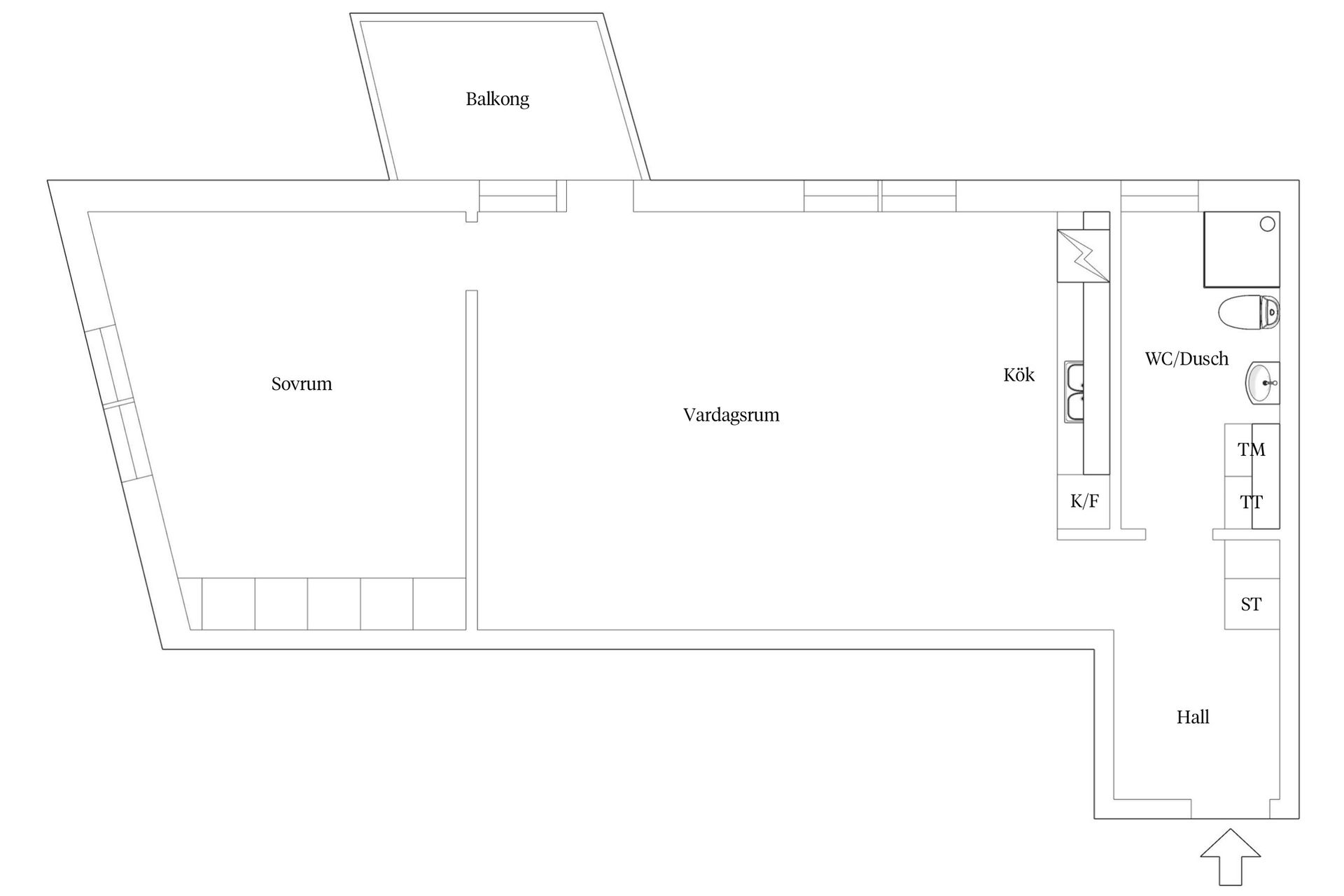 Bostadsrätt, Tingsgatan 41, Dammsvedjan, Borås