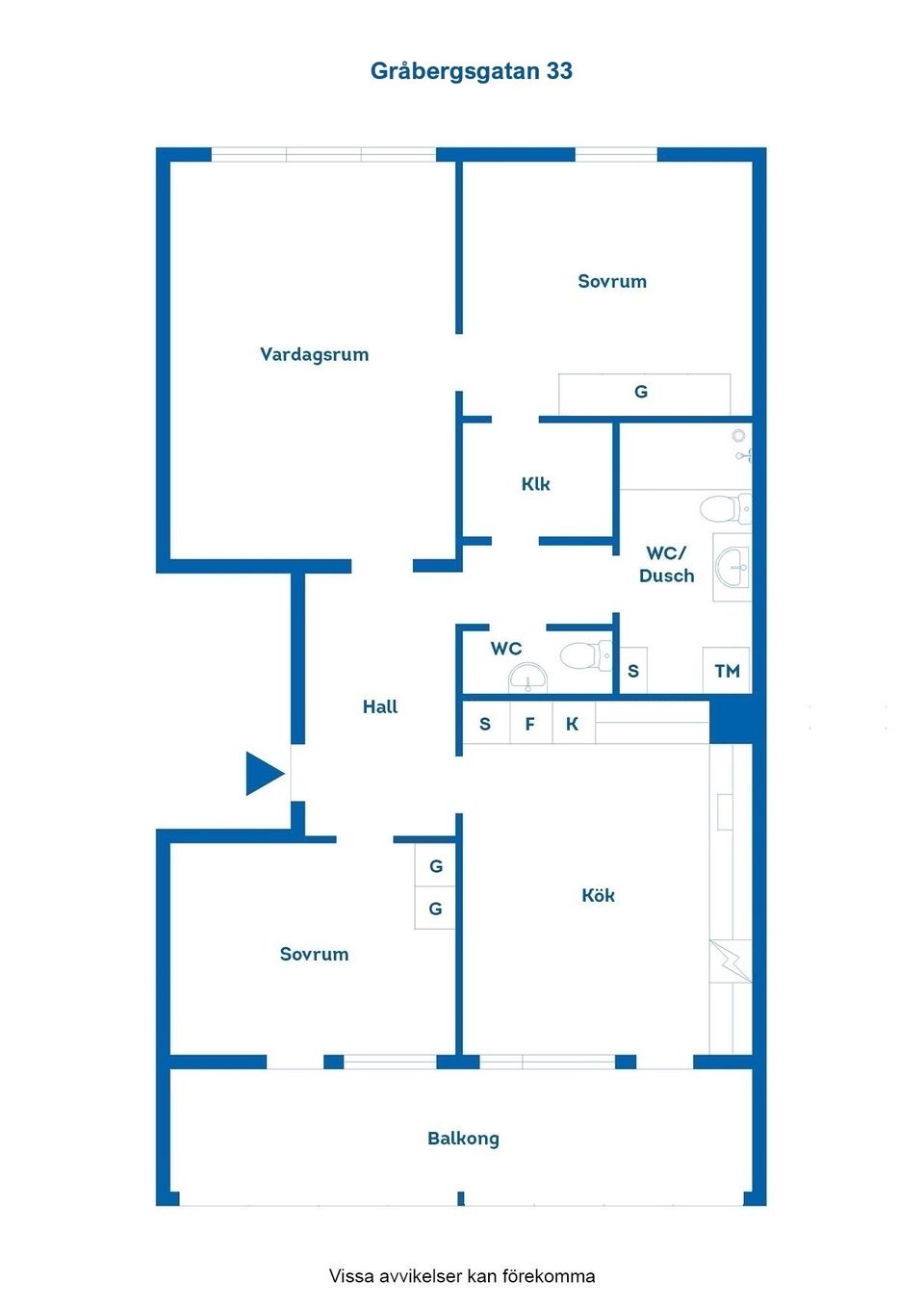 Bostadsrätt, Gråbergsgatan 33, Vilbergen, Norrköping