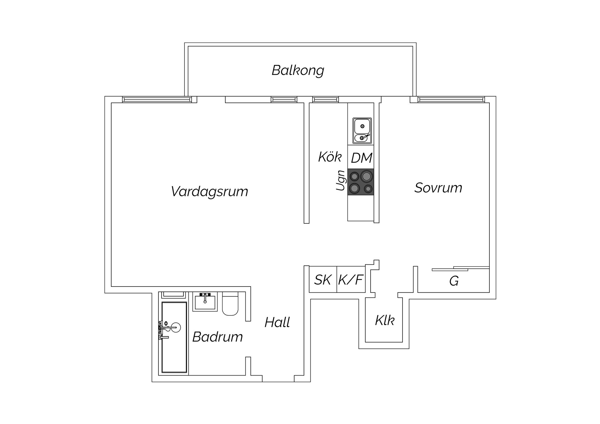 Bostadsrätt, Palmstedtsgatan 3A, Johanneberg, Göteborg