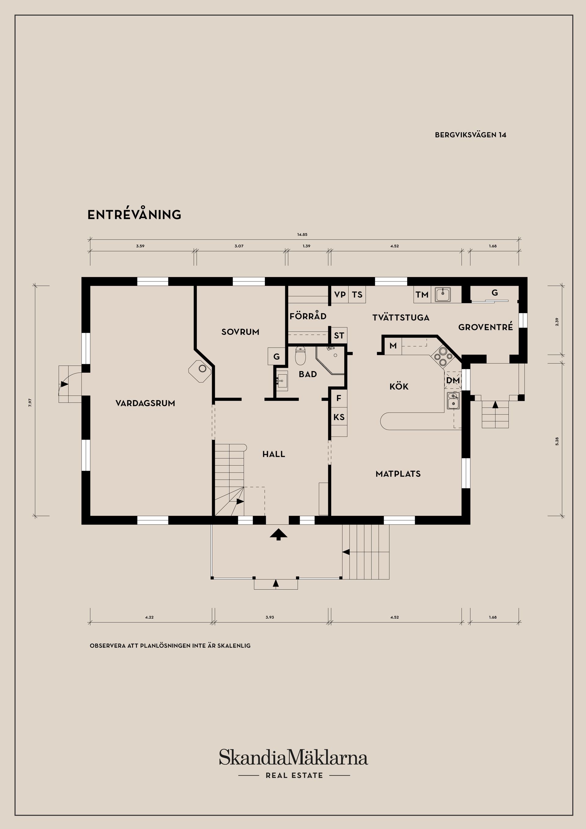 Villa, Bergviksvägen 14, Bergviks brygga, Salem