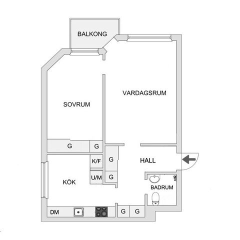 Bostadsrätt, Tollstorpsgatan 7, Tullen, Borås