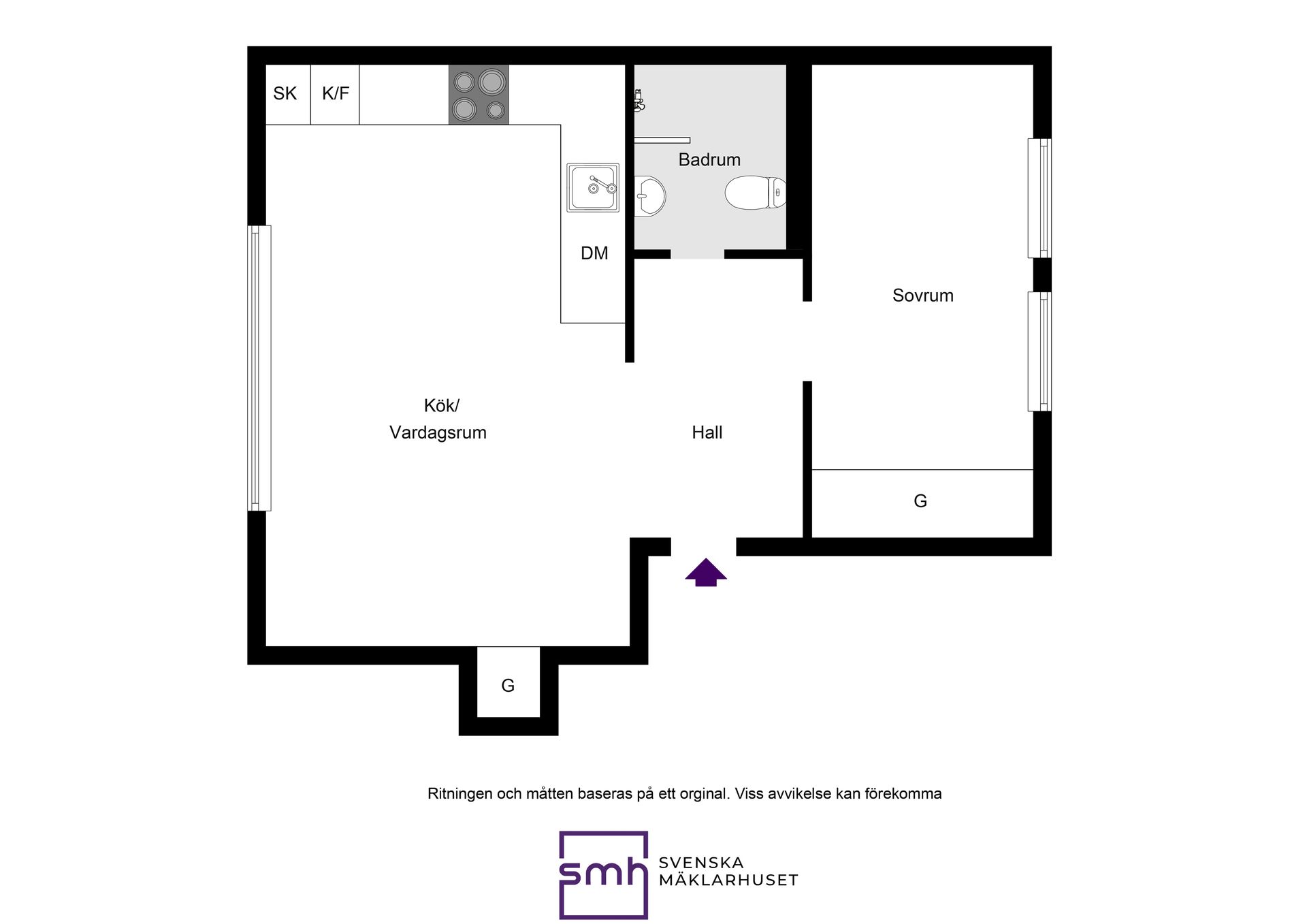 Bostadsrätt, Kinnekullevägen 39, Bromma / Traneberg, Stockholm