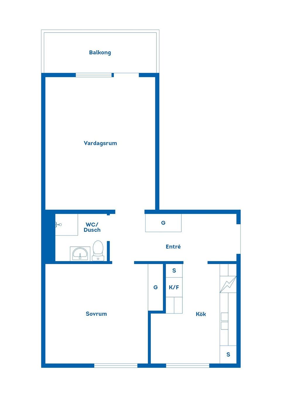 Bostadsrätt, Backstigen 5B, Vä, Kristianstad