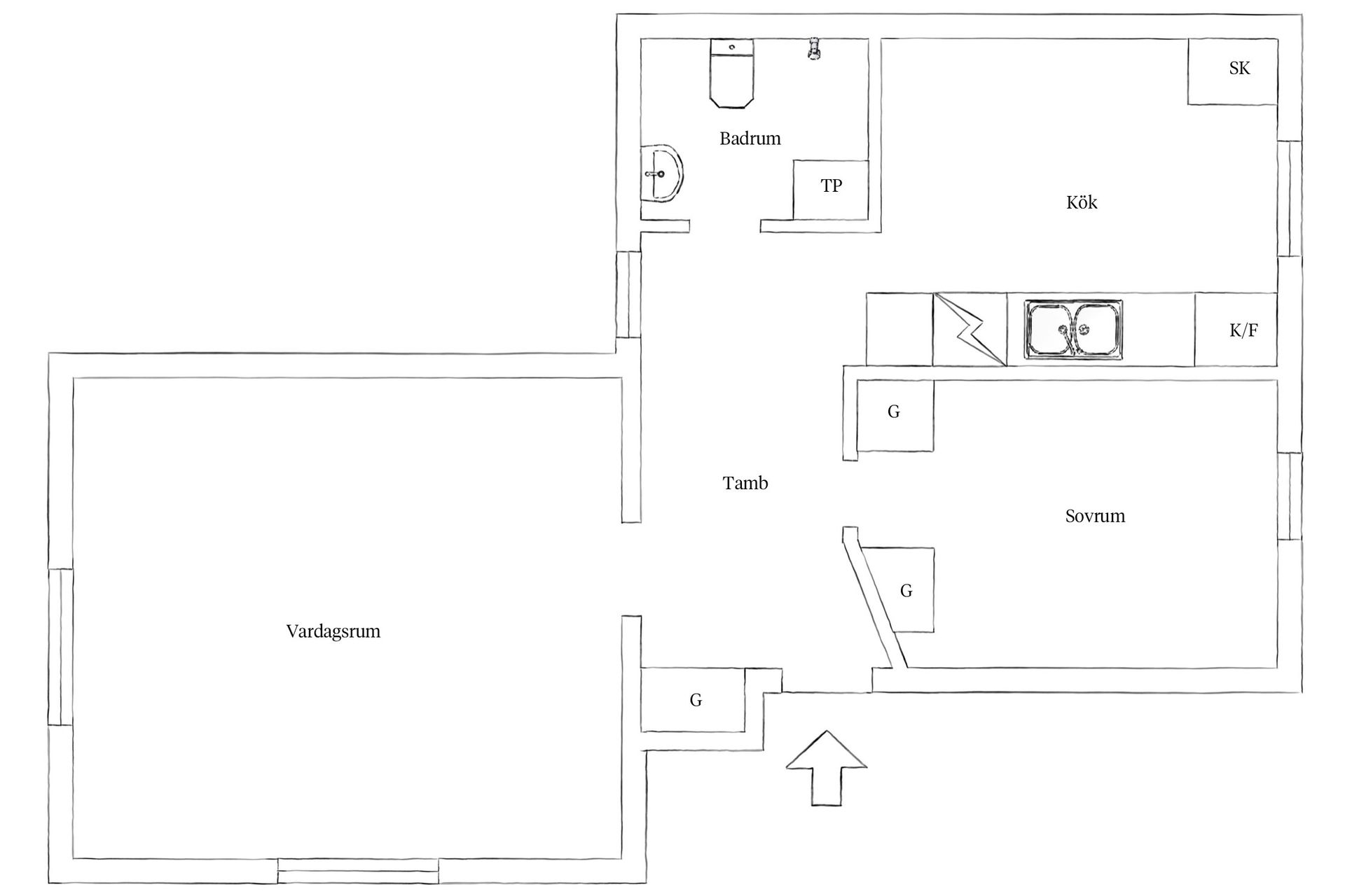 Bostadsrätt, Godhemsgatan 25A, Kungsladugård, Göteborg