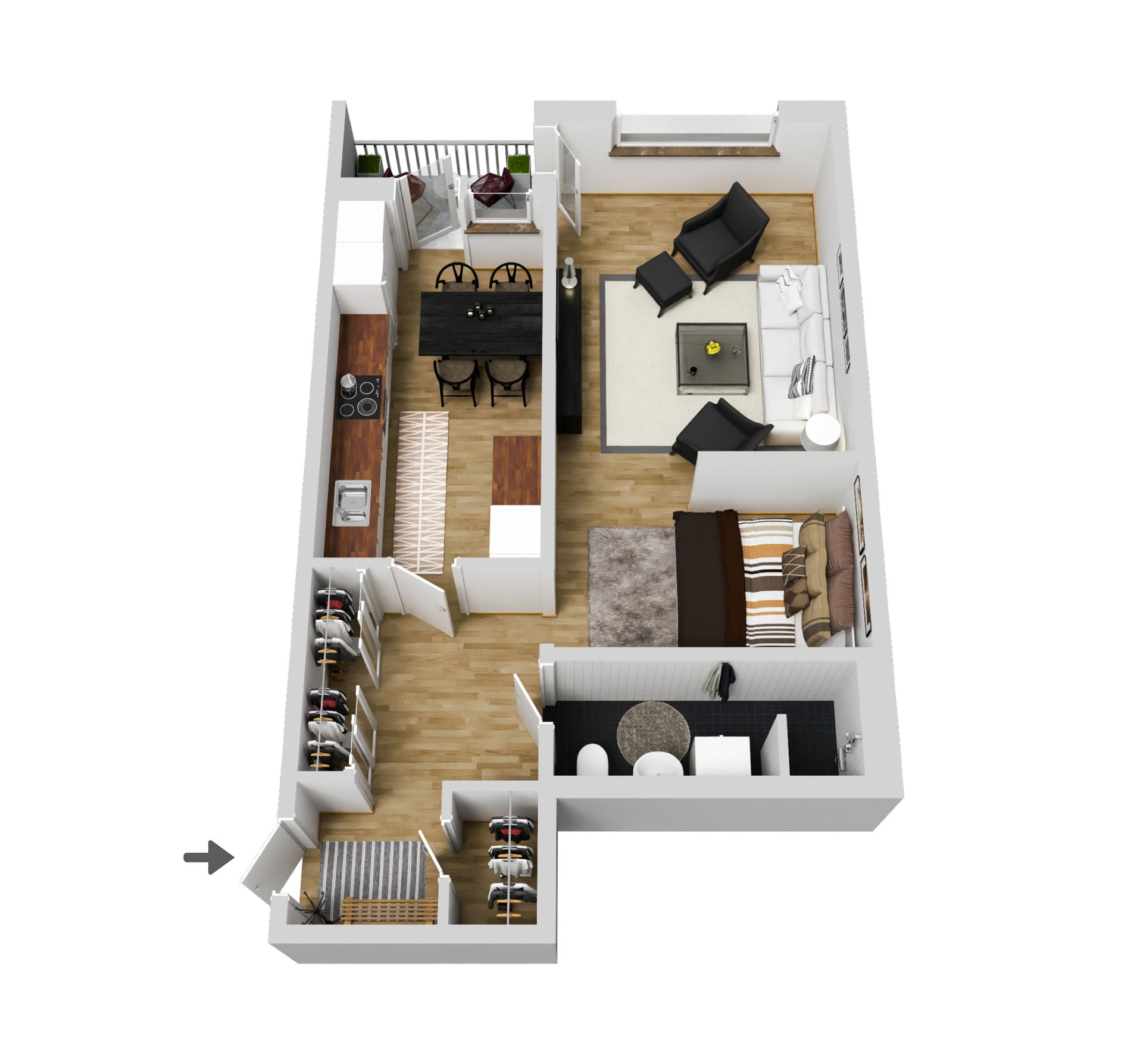 Bostadsrätt, Storgatan 30A, Centralt, Ljungby