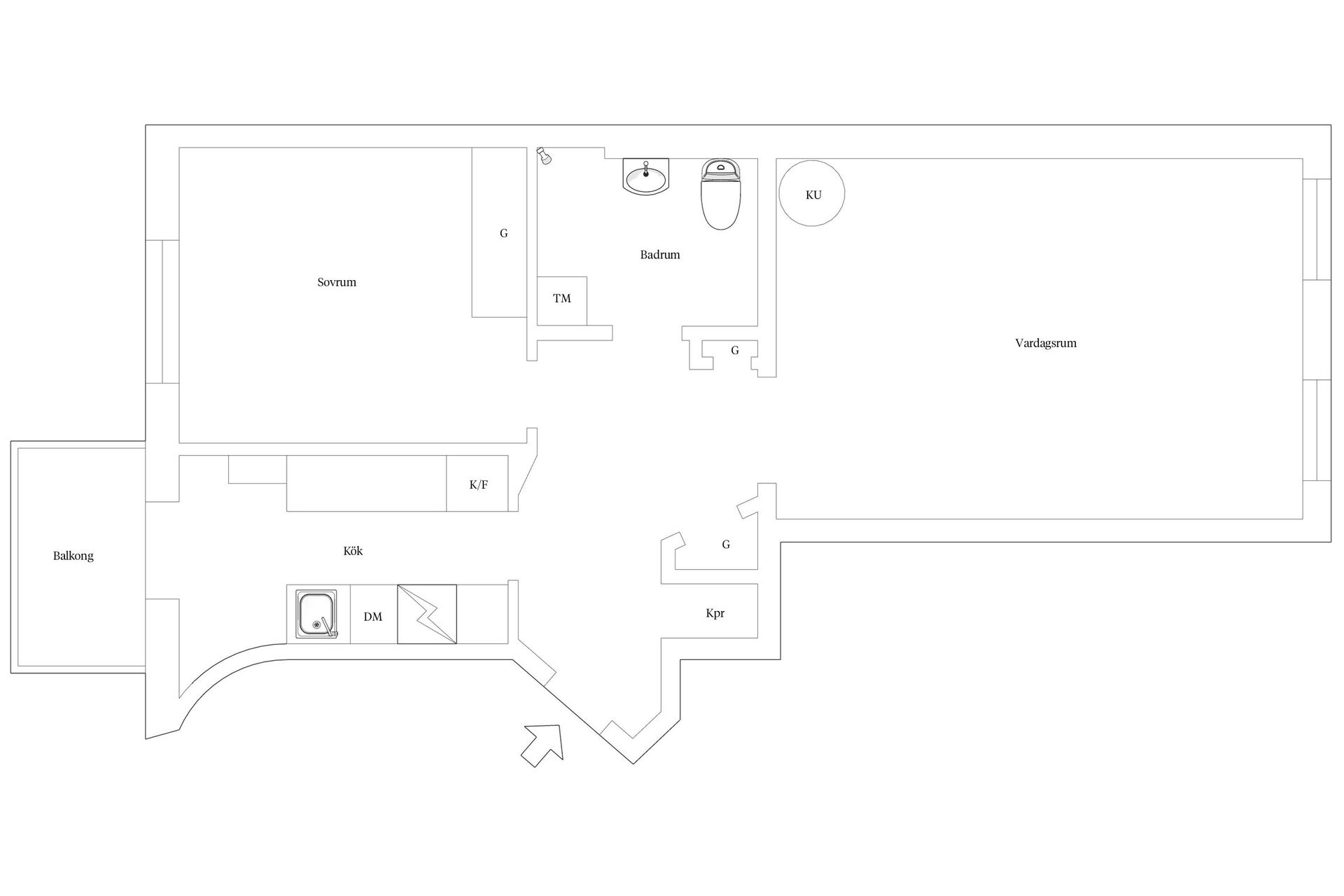 Bostadsrätt, Bondegatan 16B, Södermalm Katarina, Stockholm