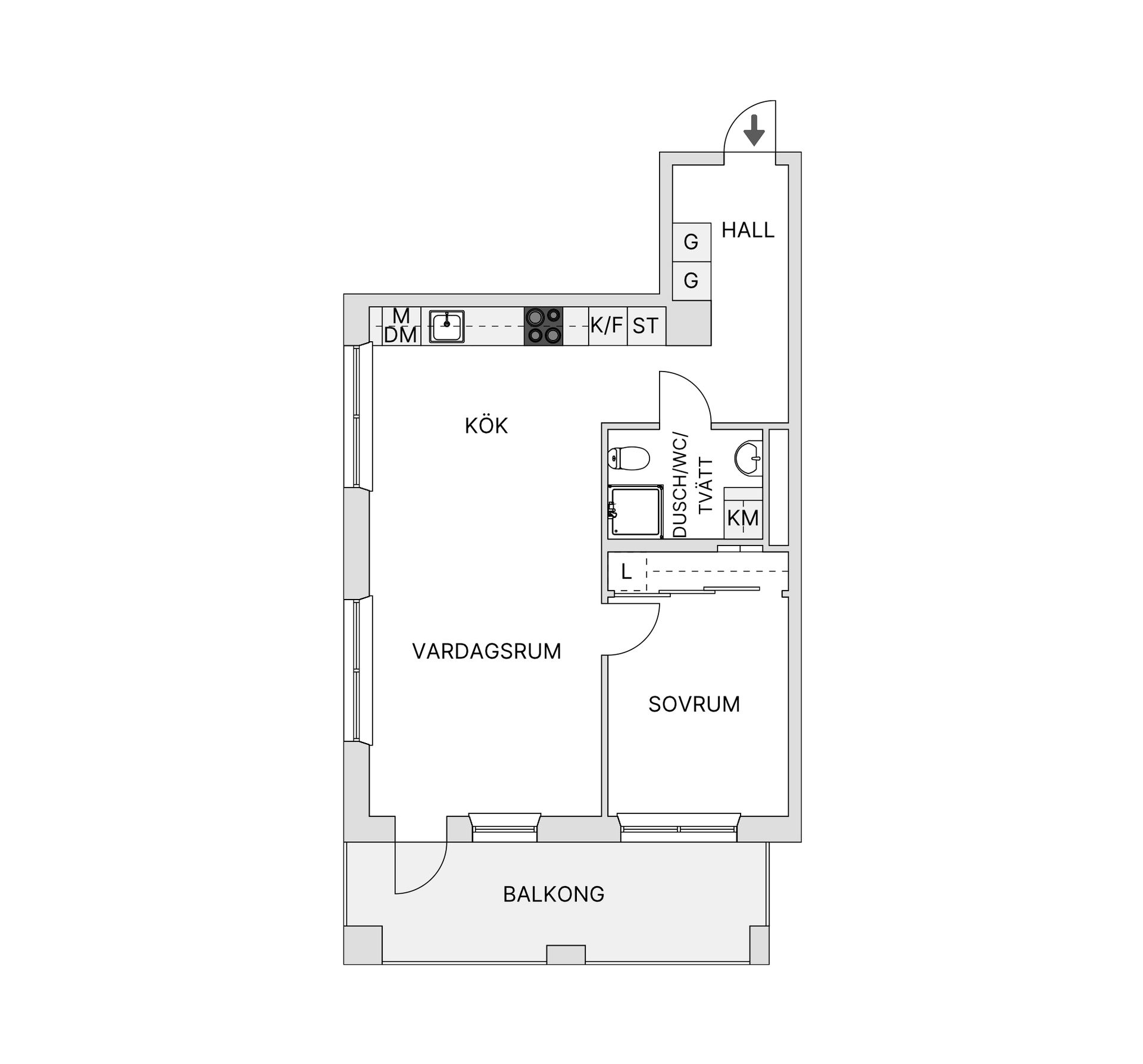 Bostadsrätt, Tändkulevägen 19, högst upp, Nacka strand, Nacka