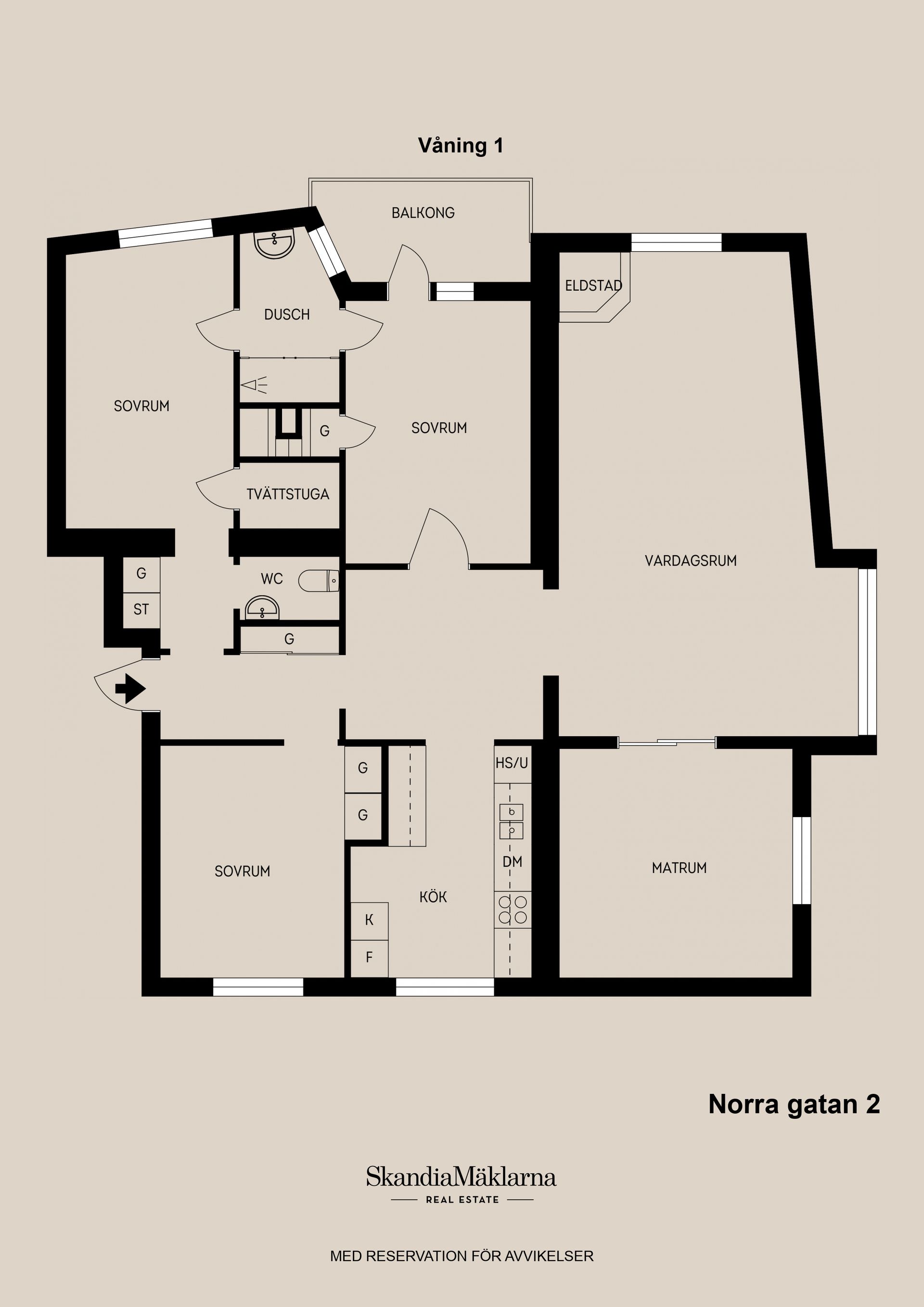 Bostadsrätt, Norra gatan 2, Nynäs, Gävle