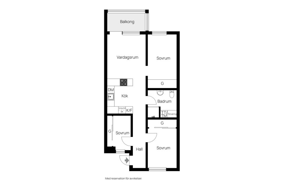 Bostadsrätt, Dragarbrunnsgatan 58, Centrum, Uppsala