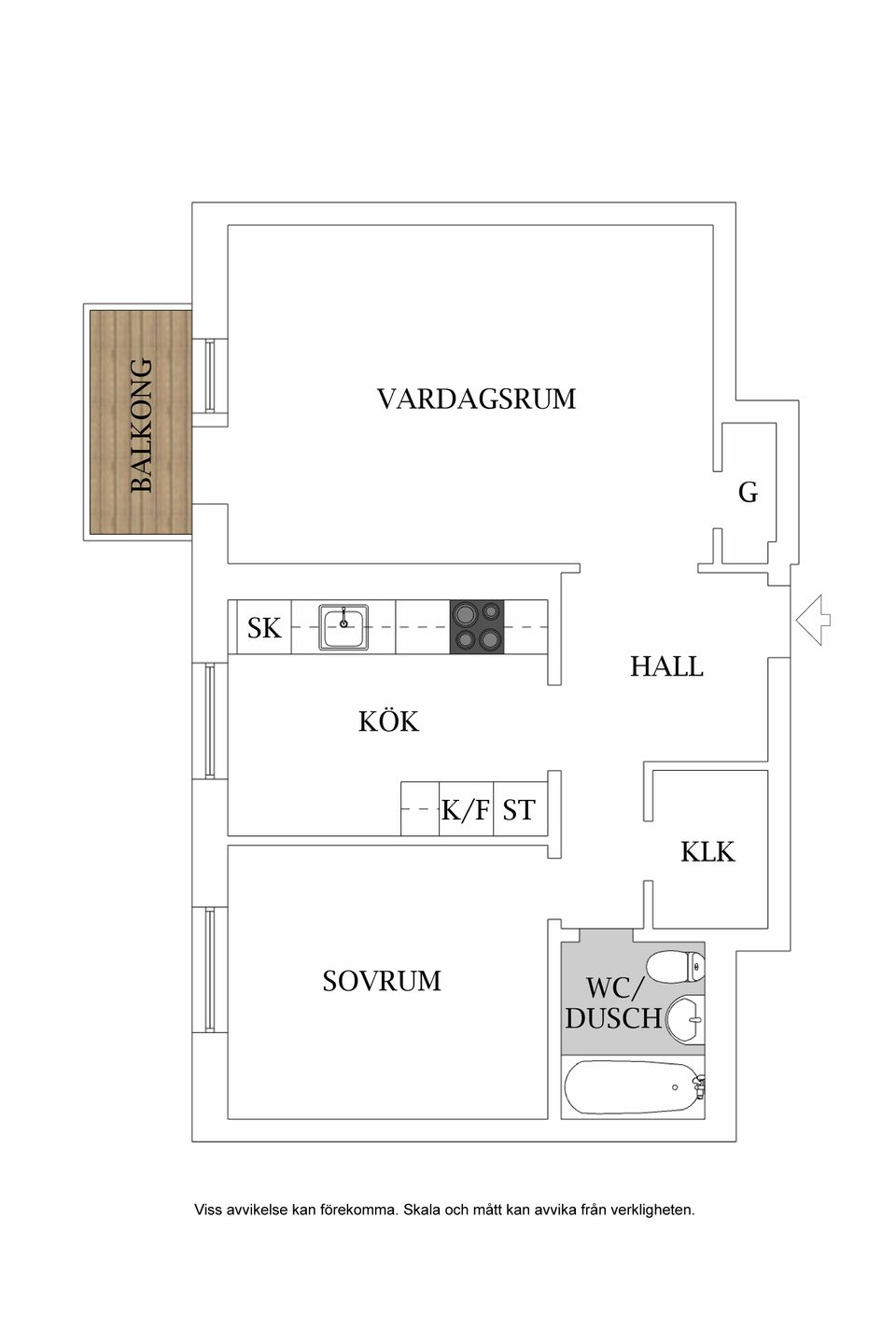 Bostadsrätt, Fiskaregatan 2A, Falkenberg